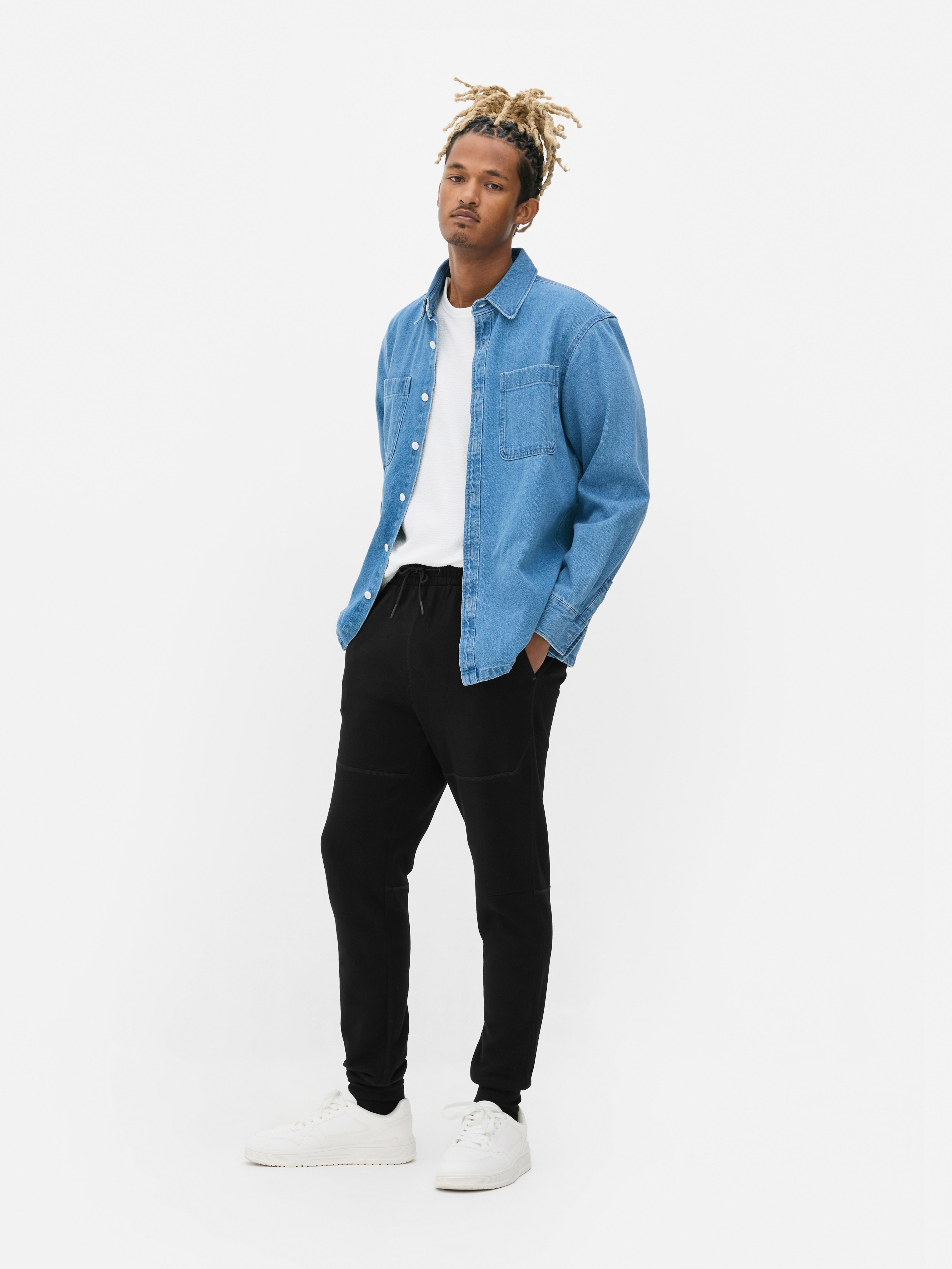 Drawstring Cuffed Joggers