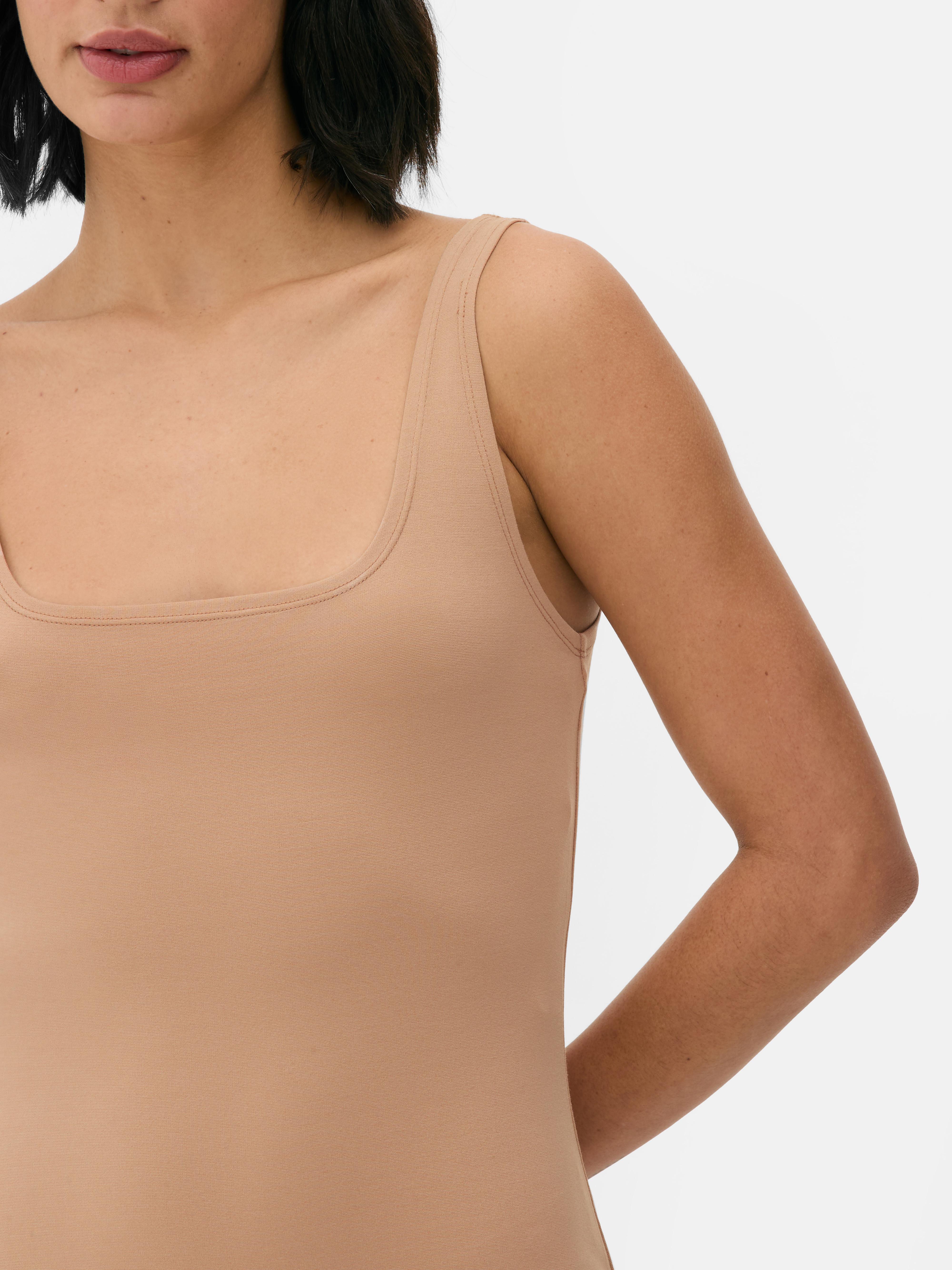 Rochie tip maiou din jerseu