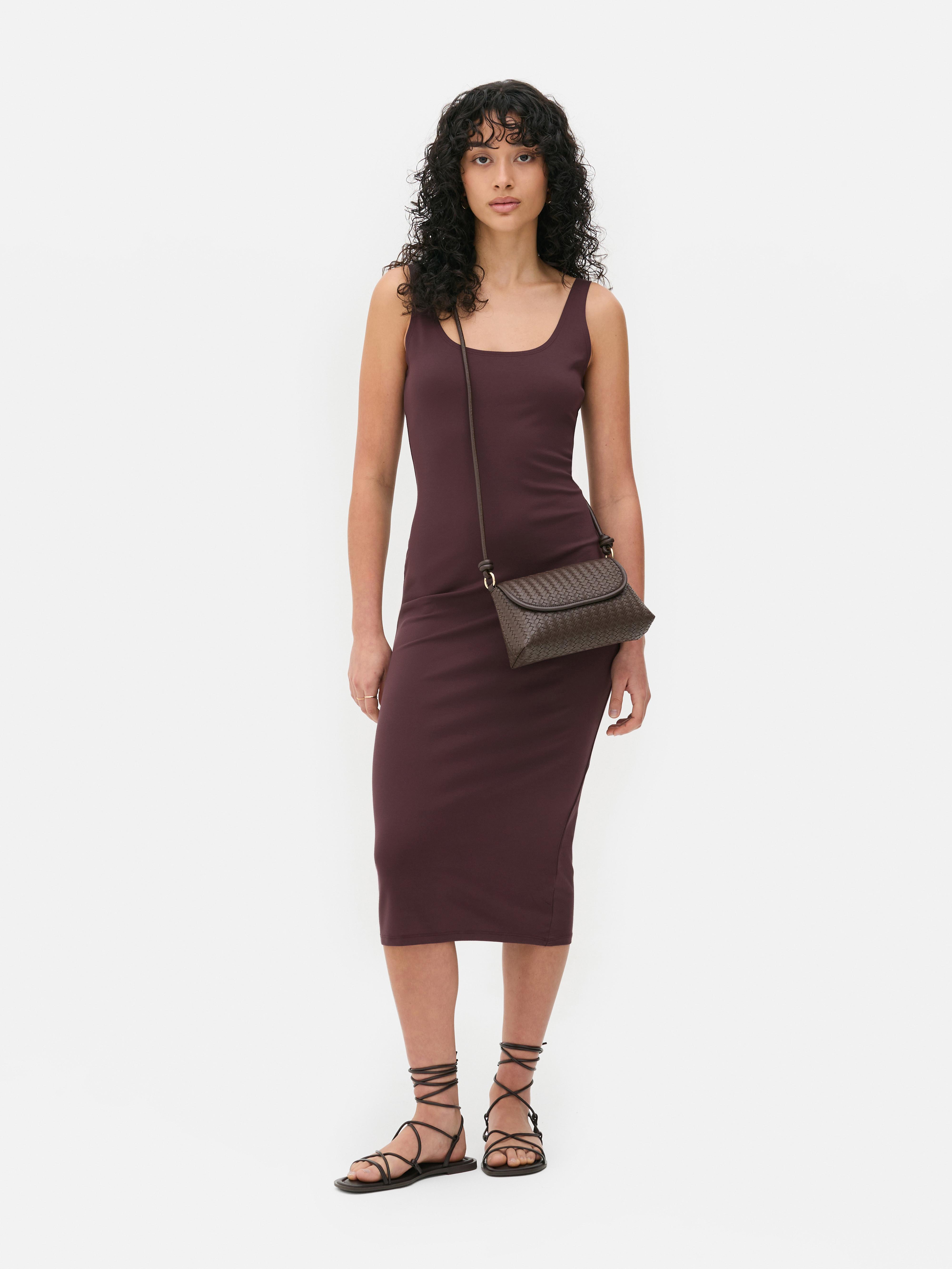 Robe débardeur en jersey