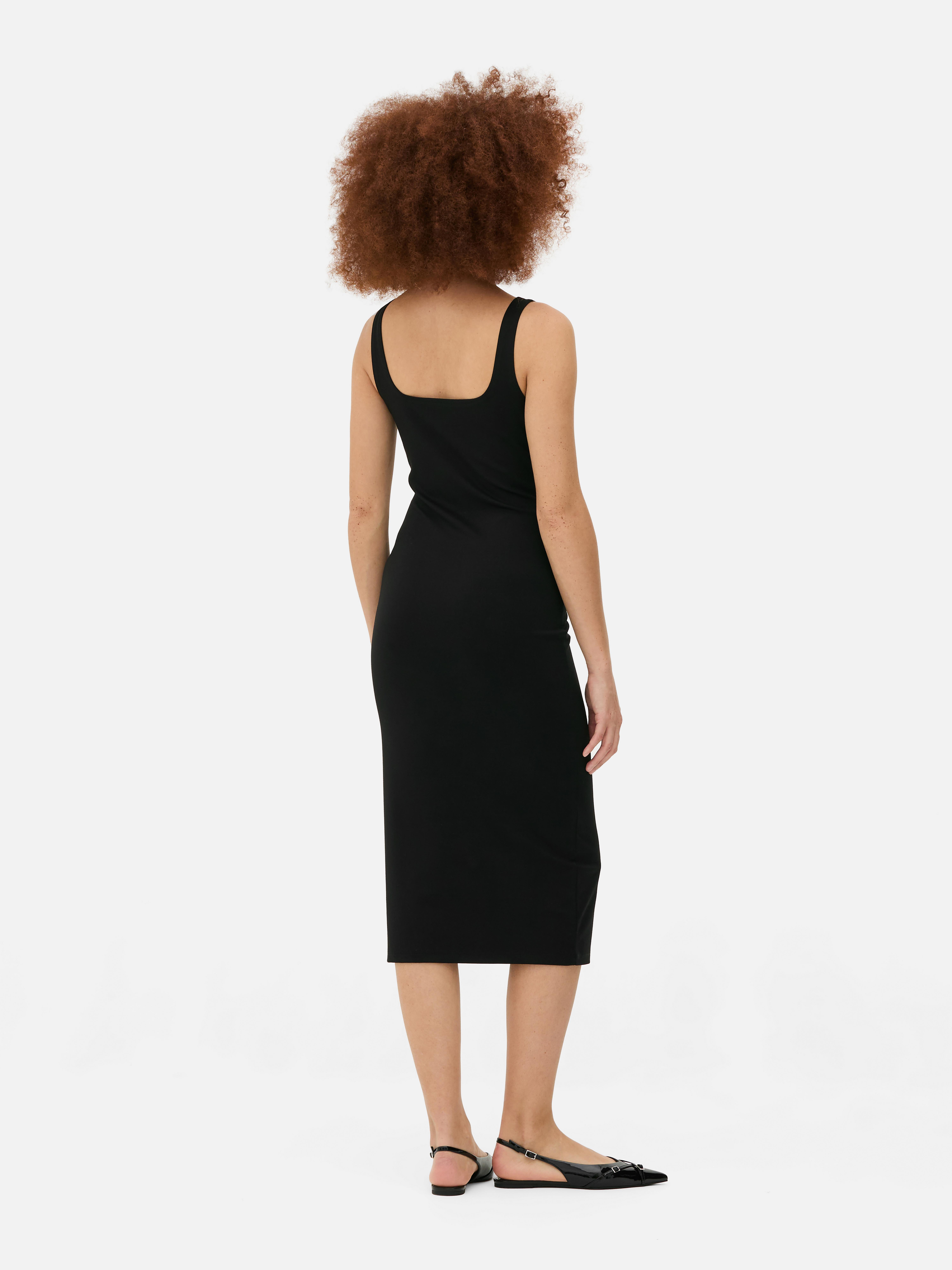 Rochie tip maiou din jerseu