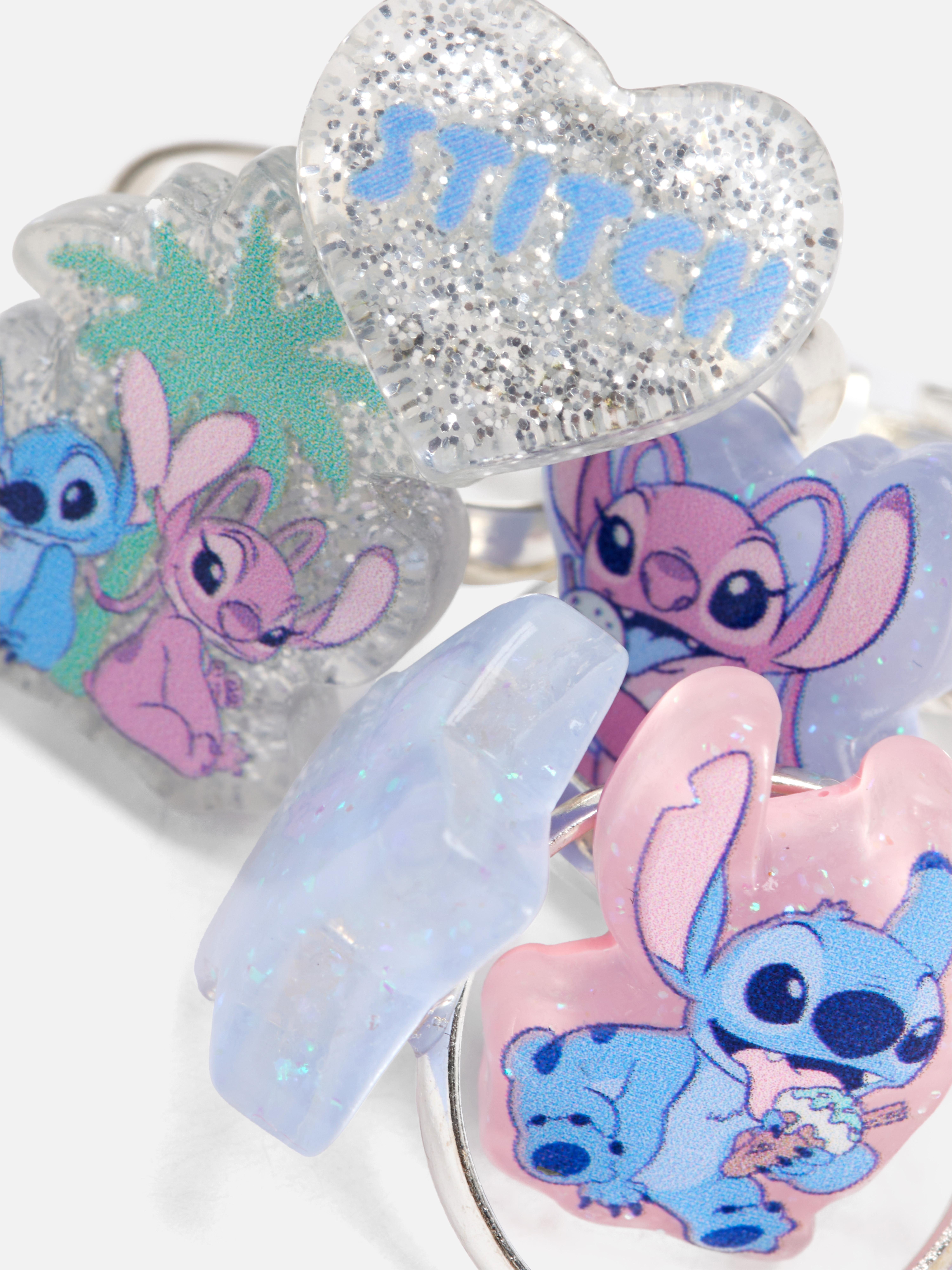Lot de 5 bagues Disney Lilo & Stitch