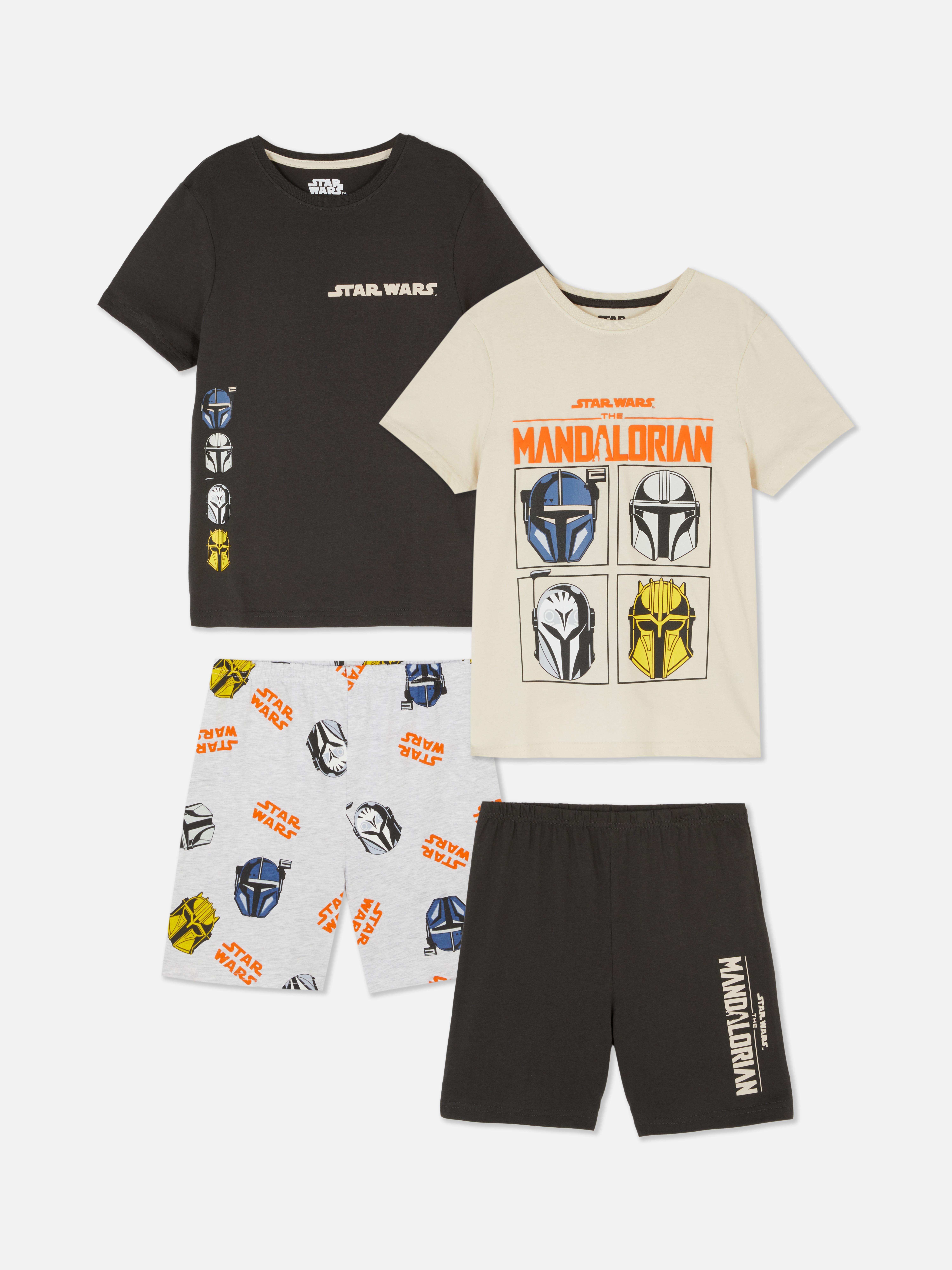 2pk Star Wars The Mandalorian Short Pyjamas