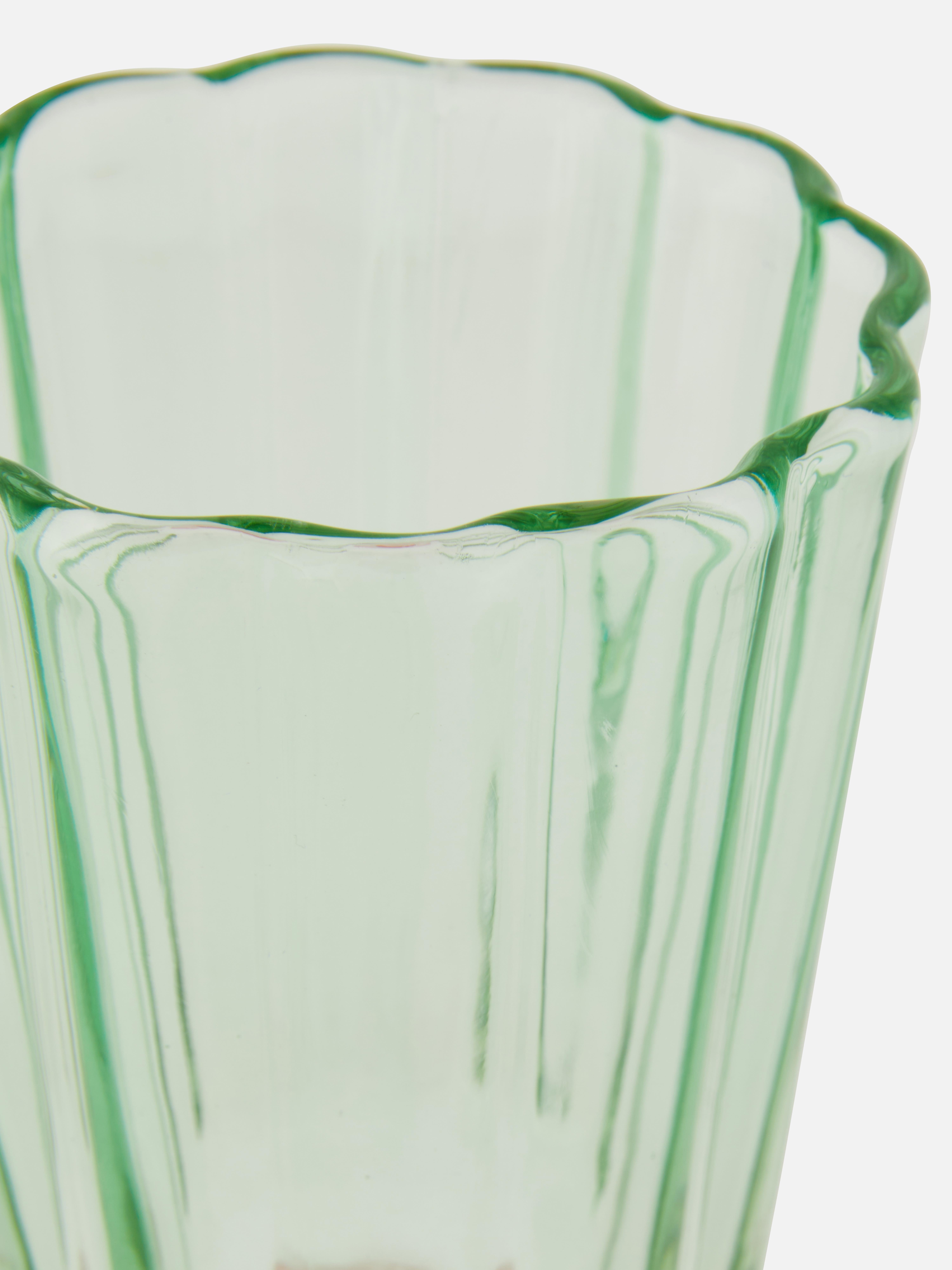 Copo vinho base flor