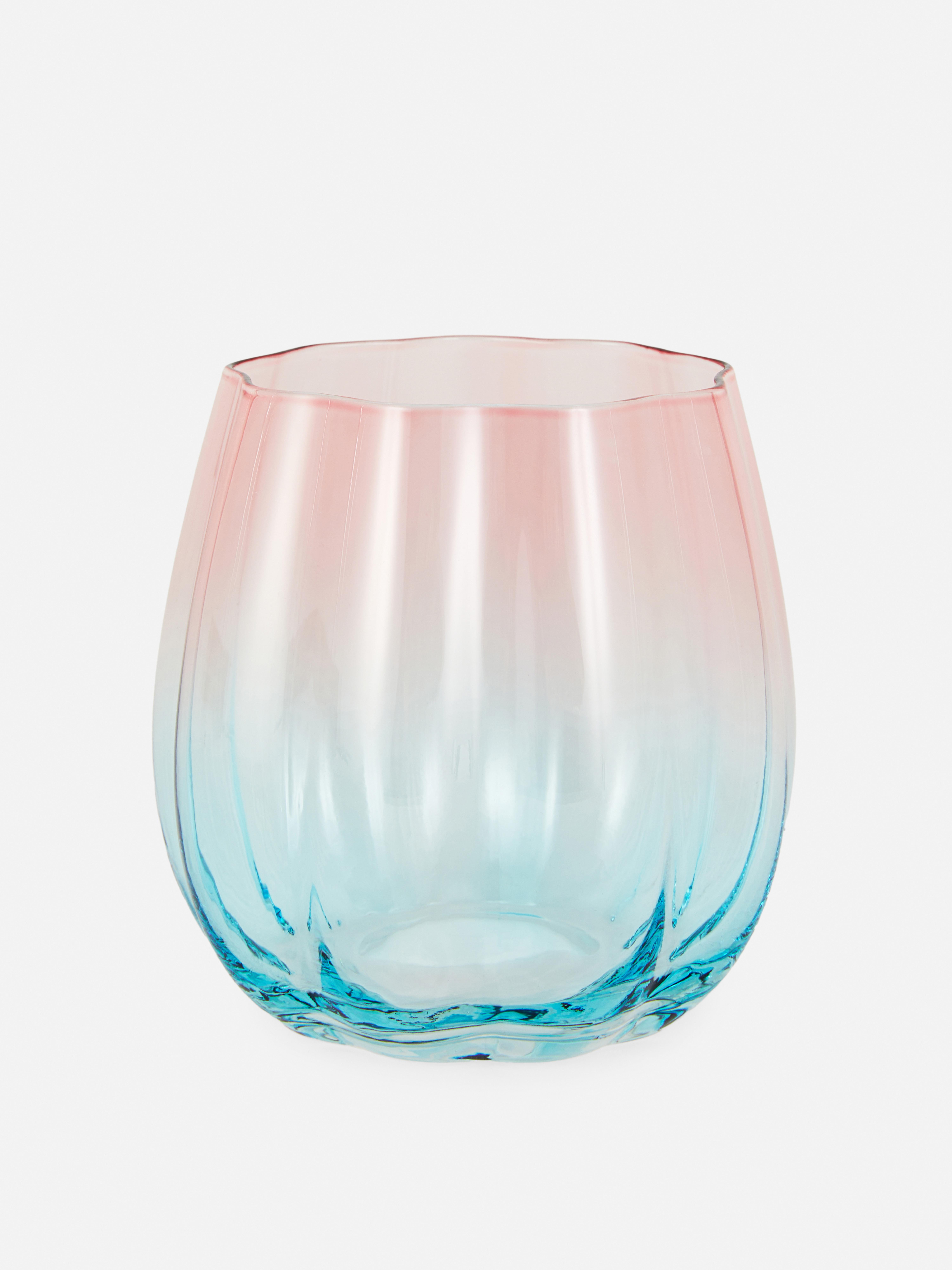 Bogenförmiger Becher im Ombré-Look