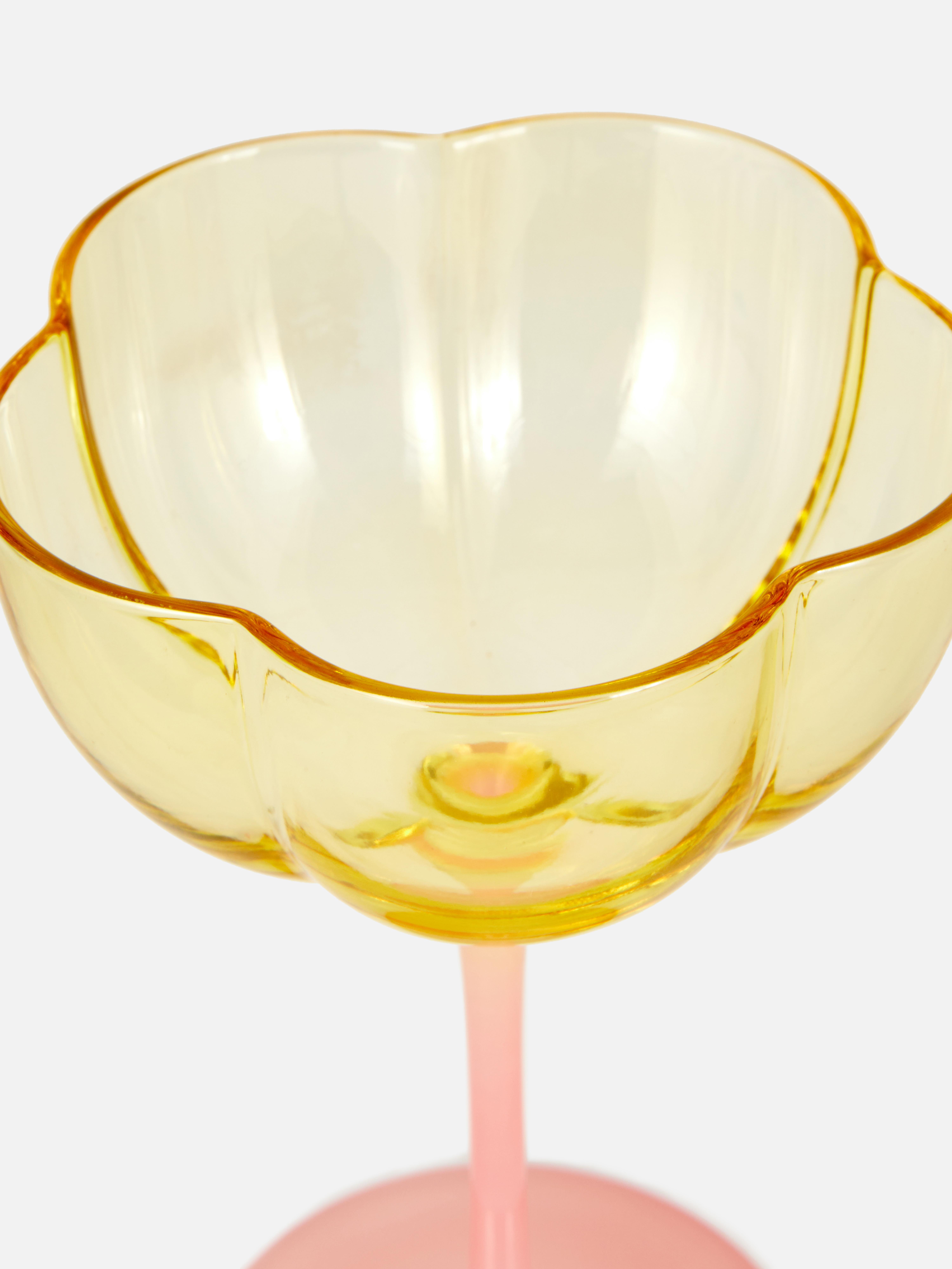 Scalloped Coupe Glass