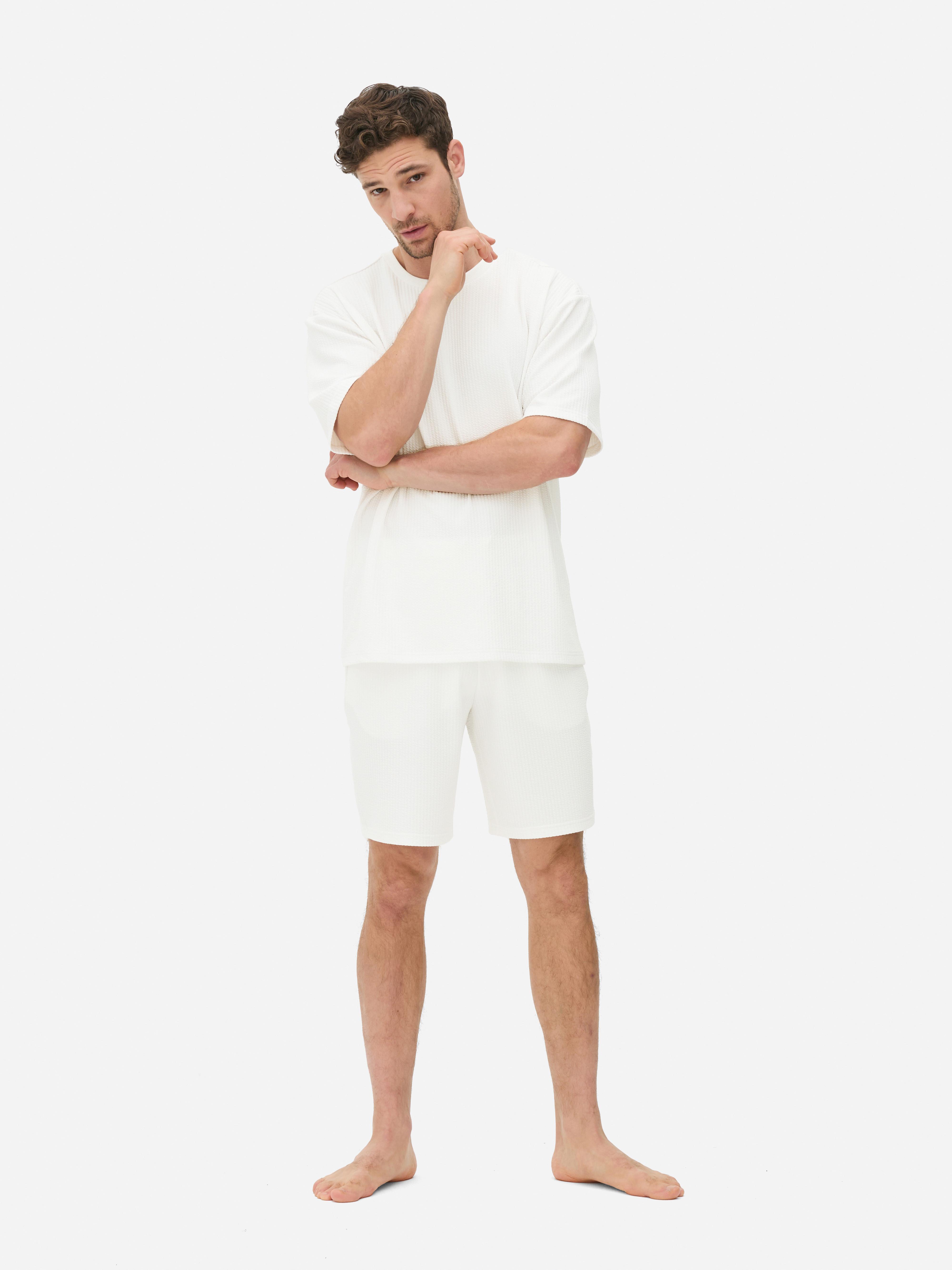 Rope Textured Pajama T-Shirt