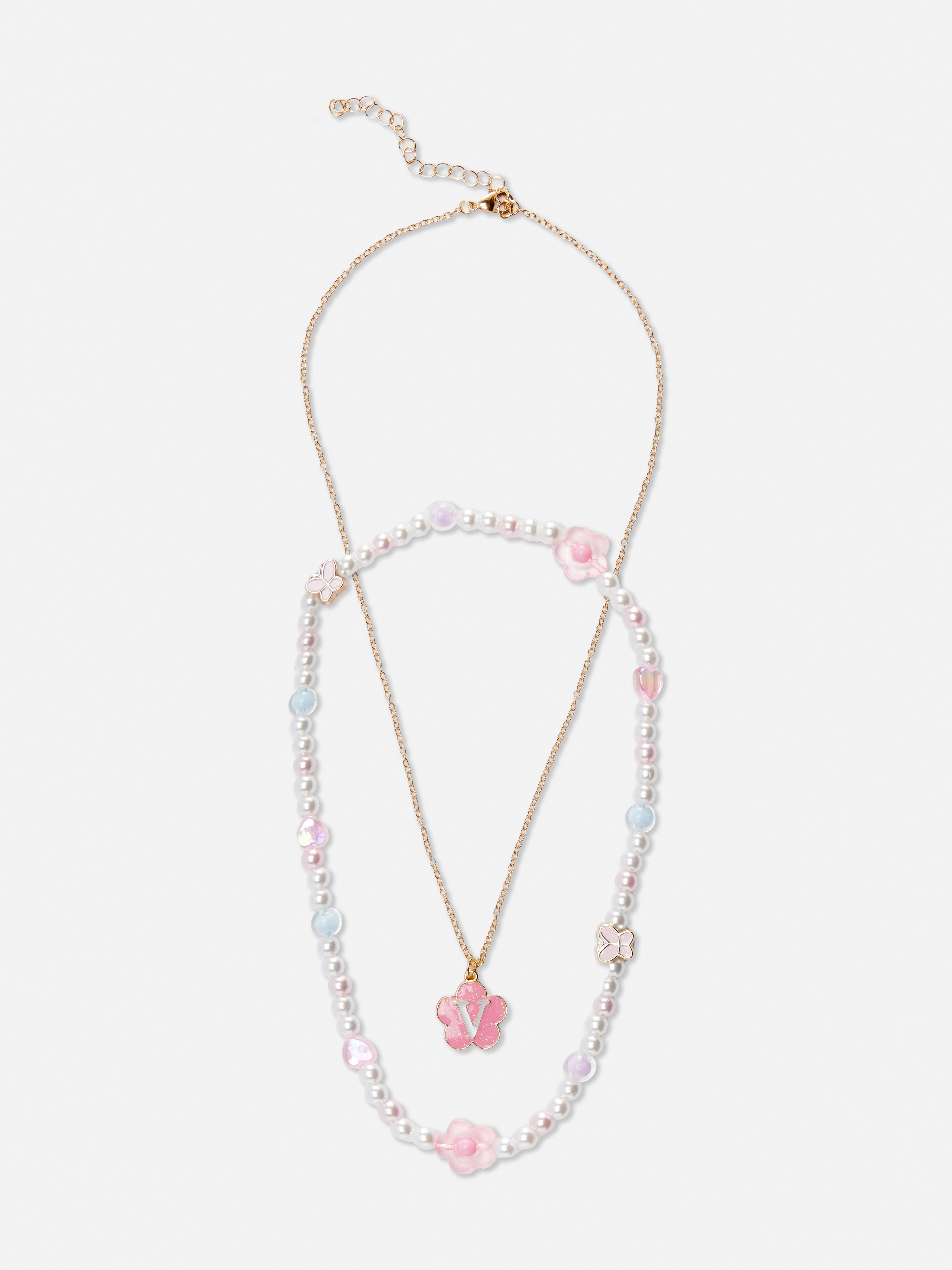 Colar inicial flores
