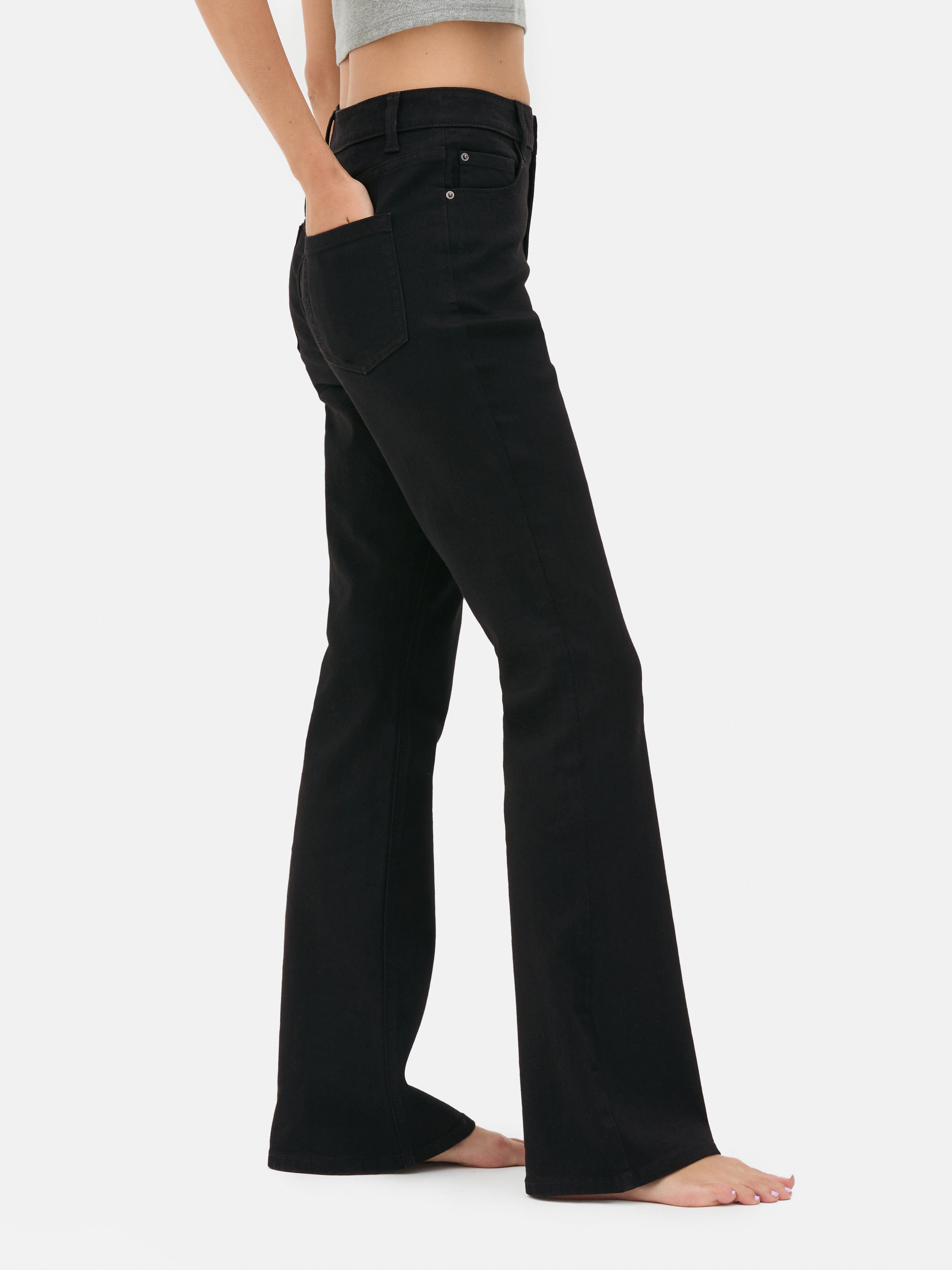 Jeans in denim a gamba svasata