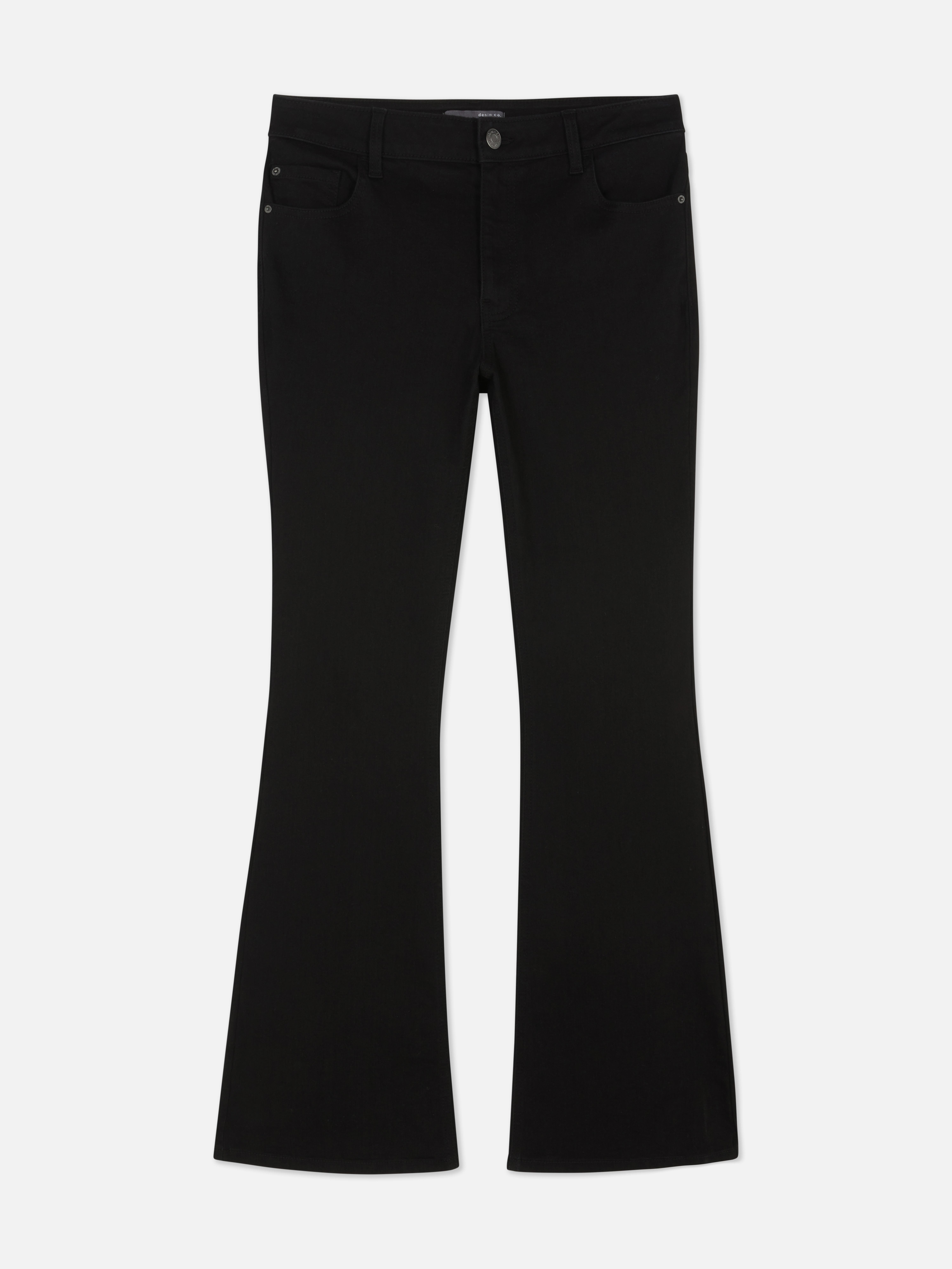 Jeans in denim a gamba svasata