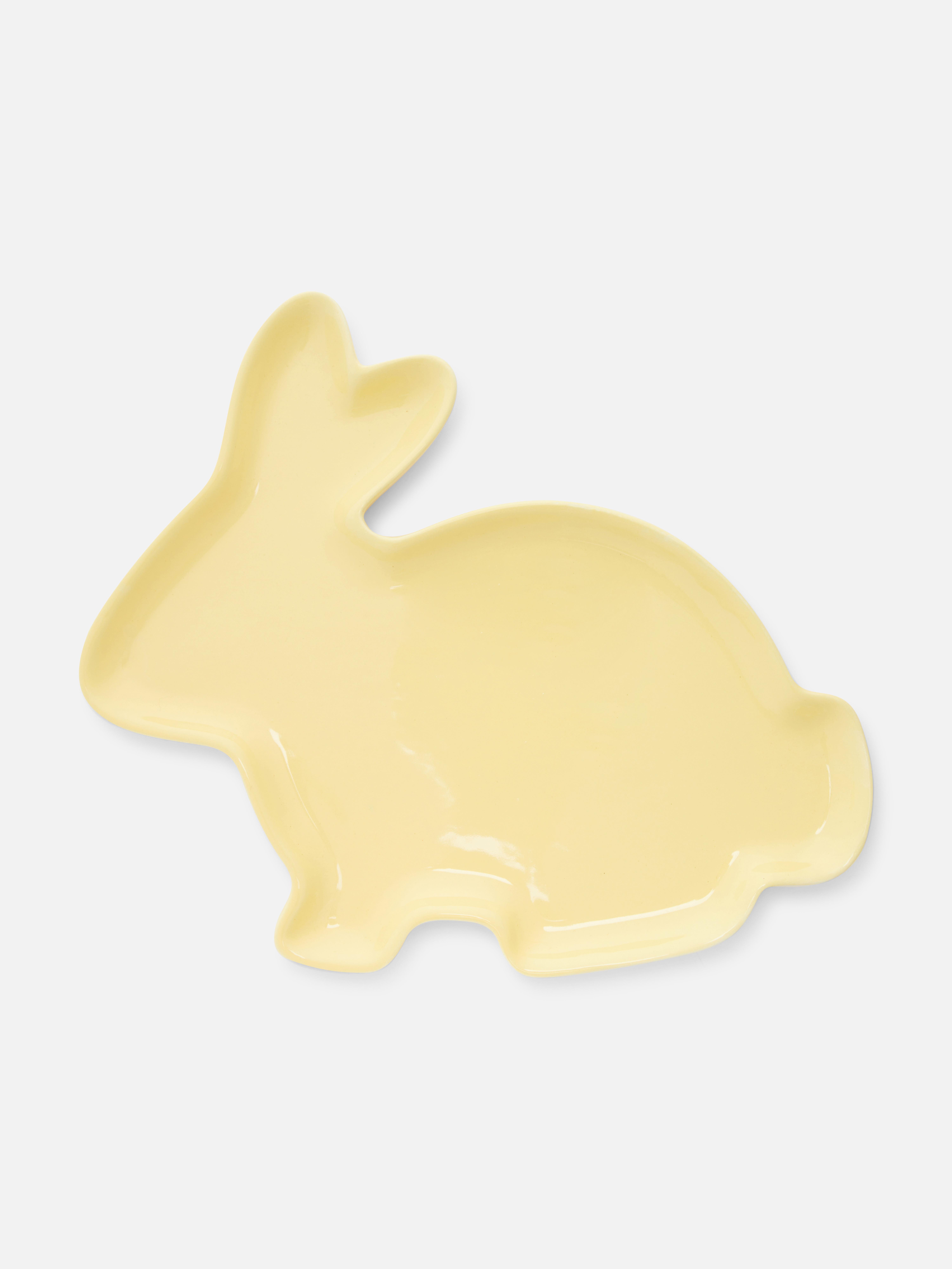 Plato de servir en forma de conejito de Pascua