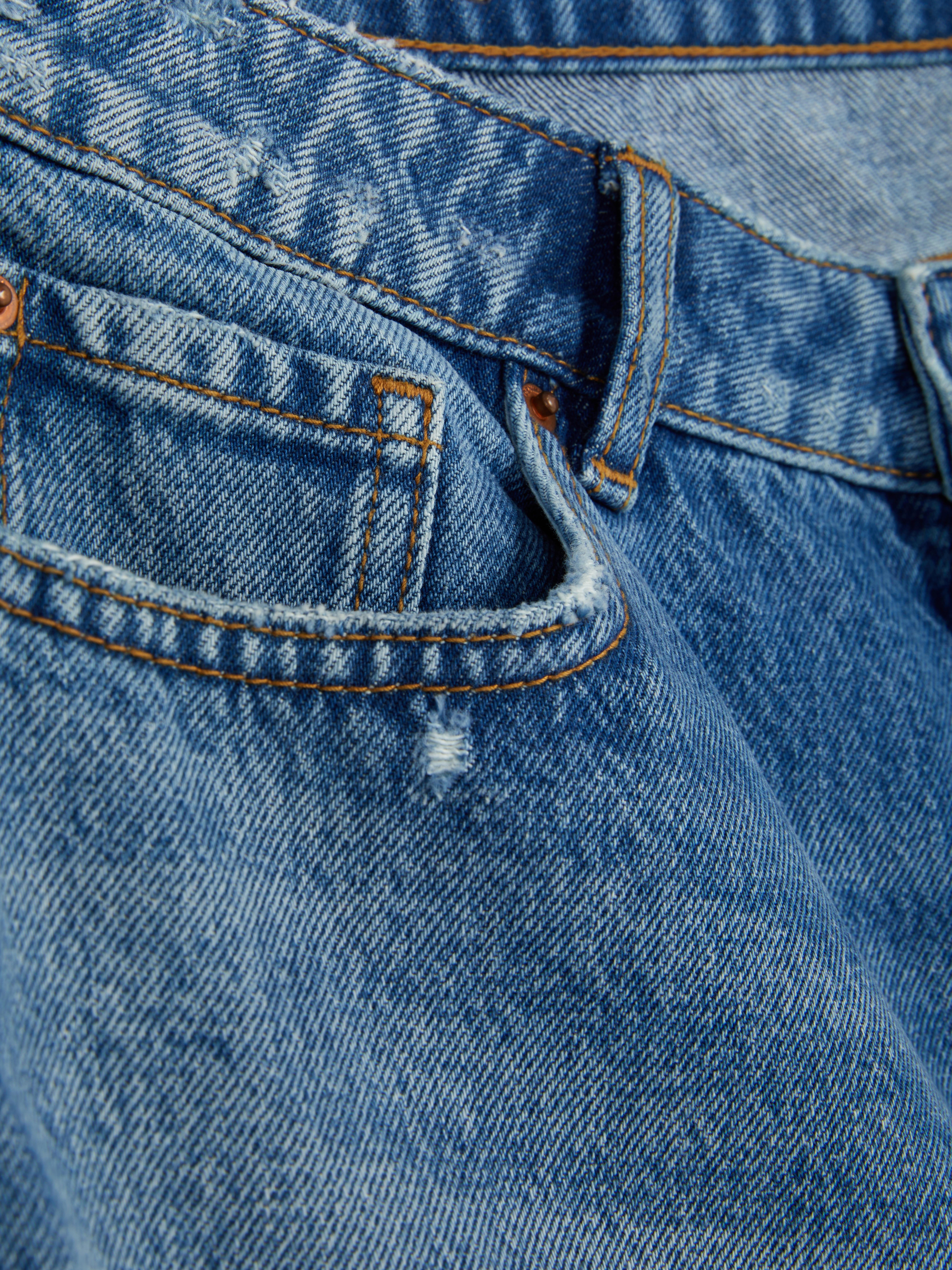 Short en jean déchiré