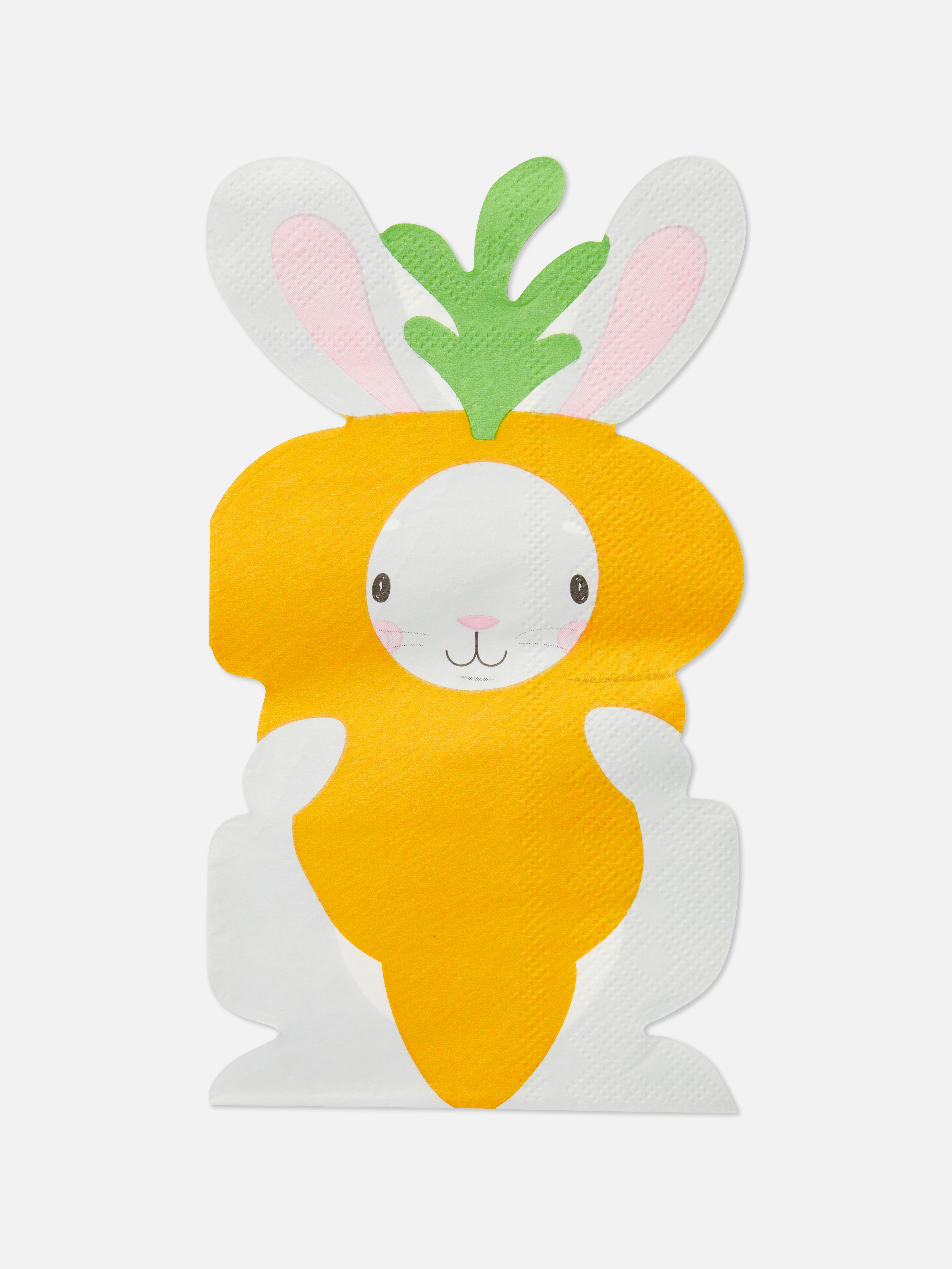 Servilletas en forma de conejito de Pascua