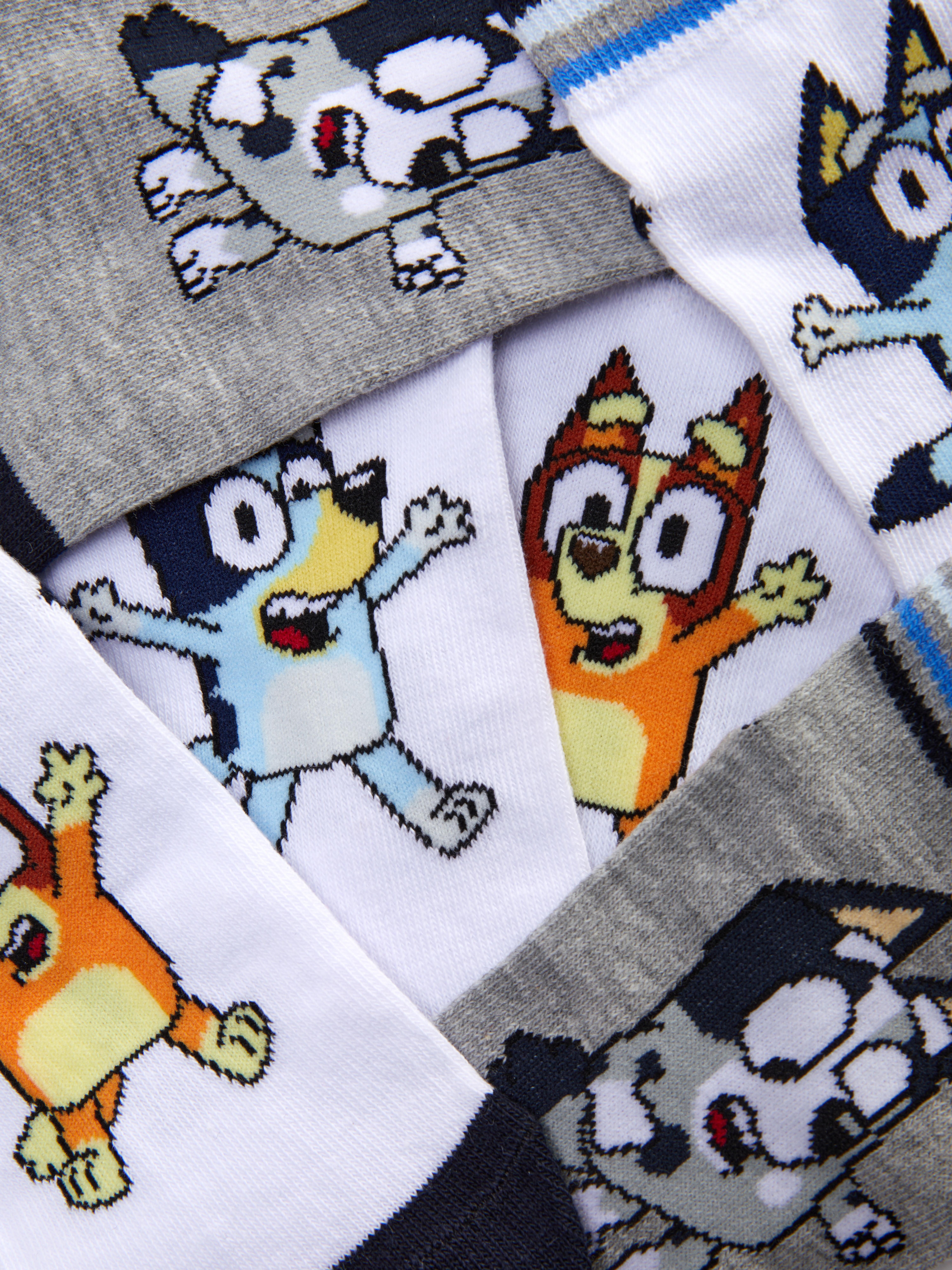 3pk Bluey Trainer Socks