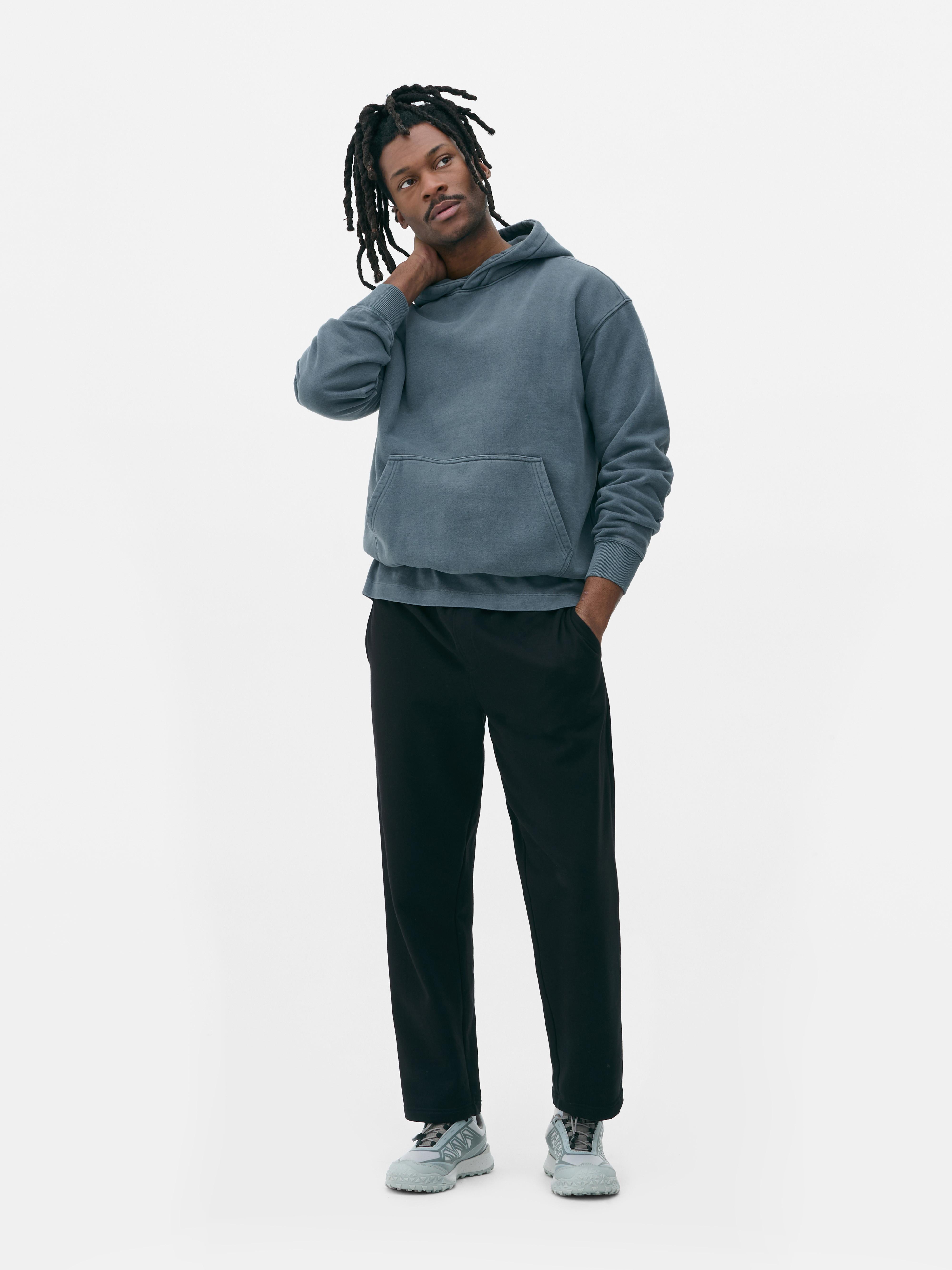 Sudadera con capucha con efecto lavado