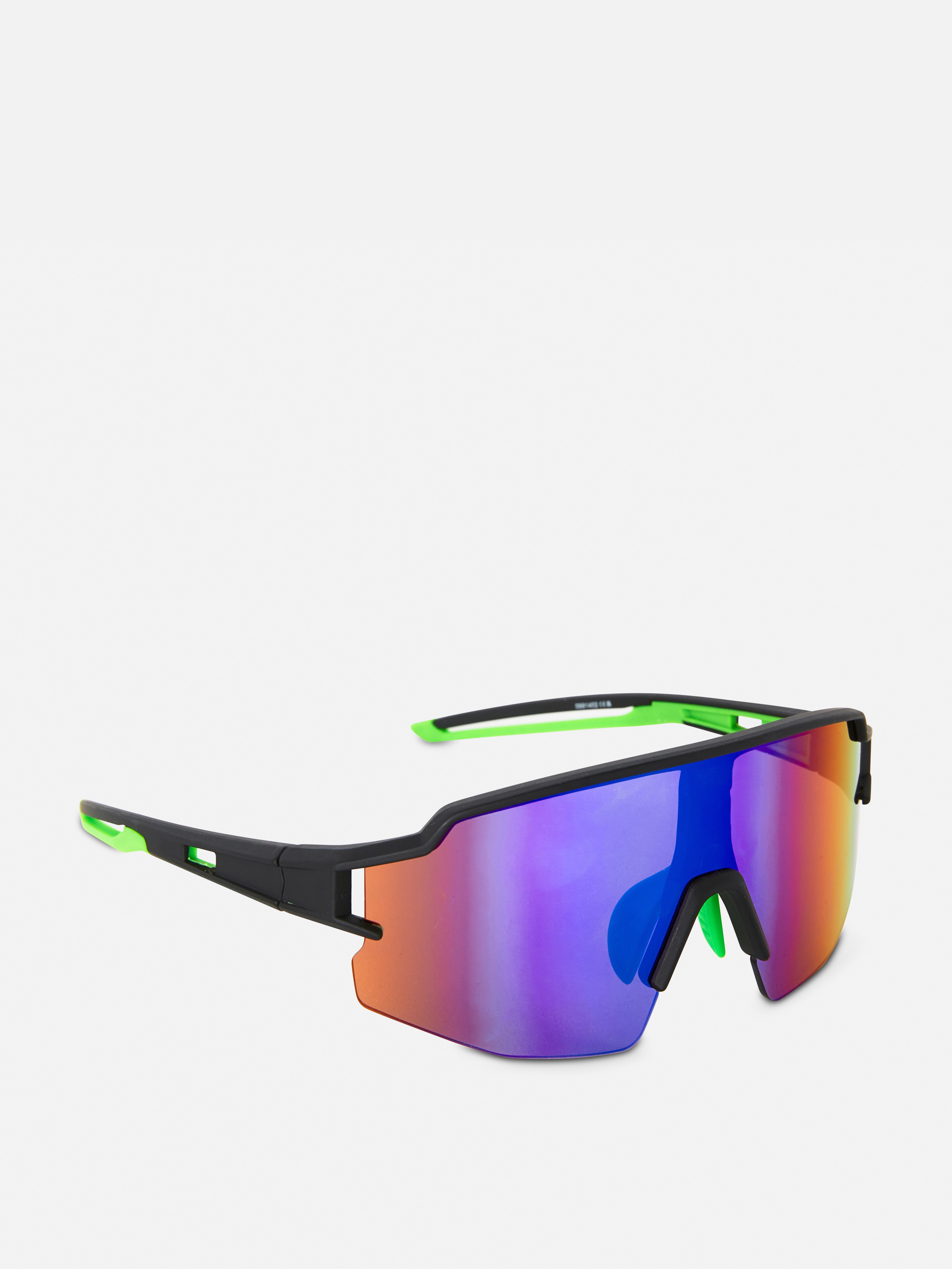 Occhiali da sole colorati a visiera