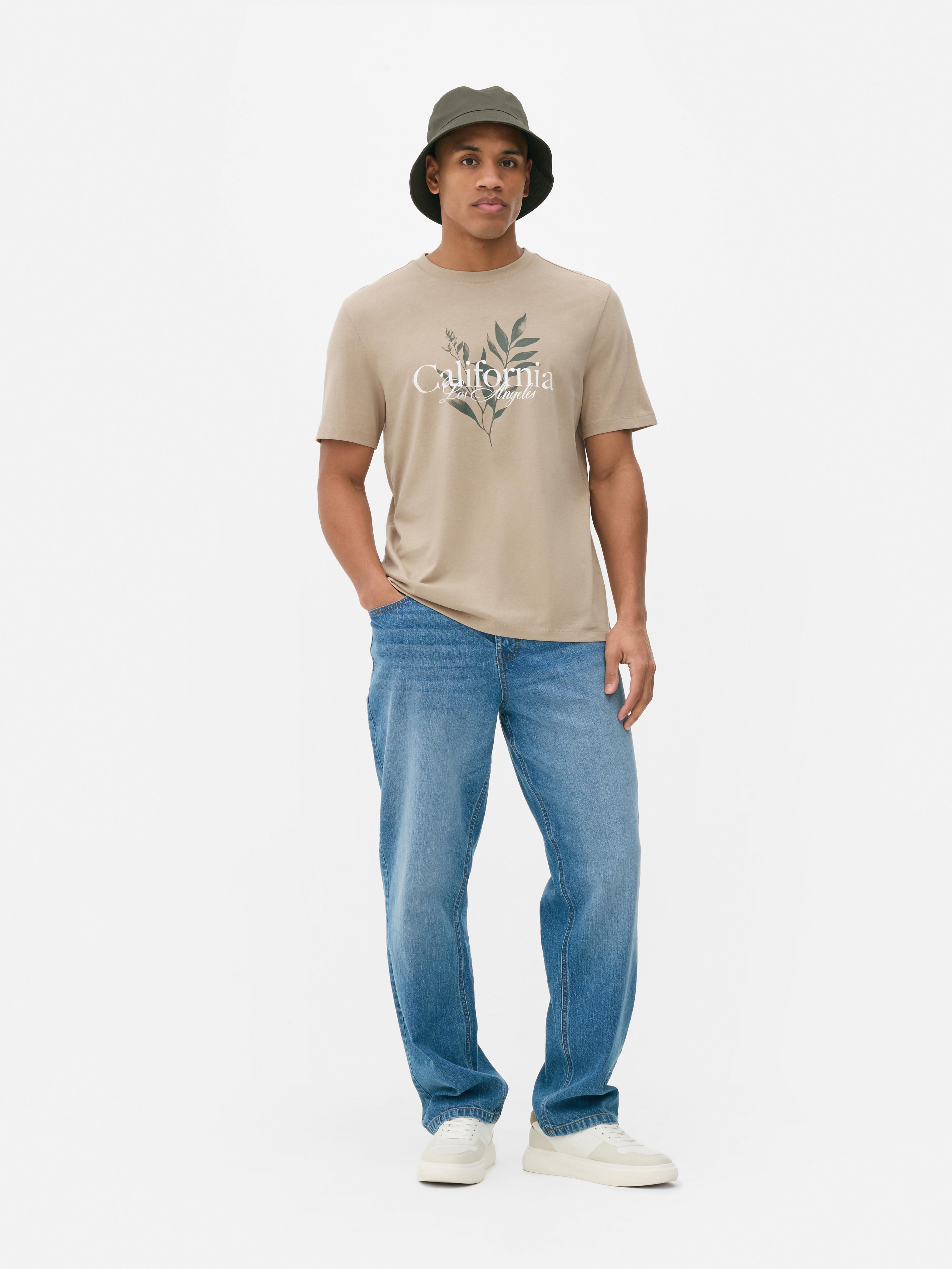 T-shirt met print California