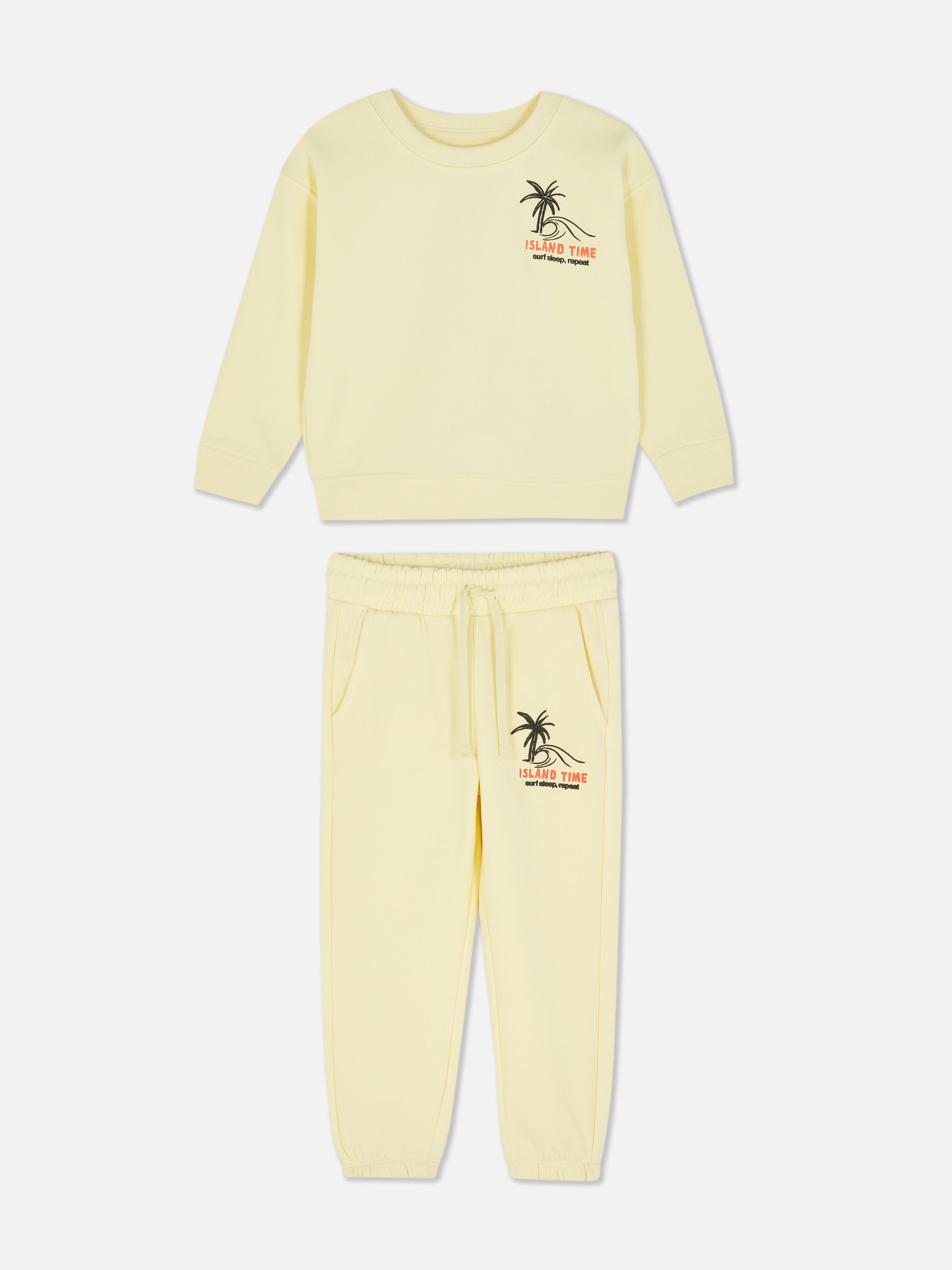 Set de sudadera gráfica y joggers
