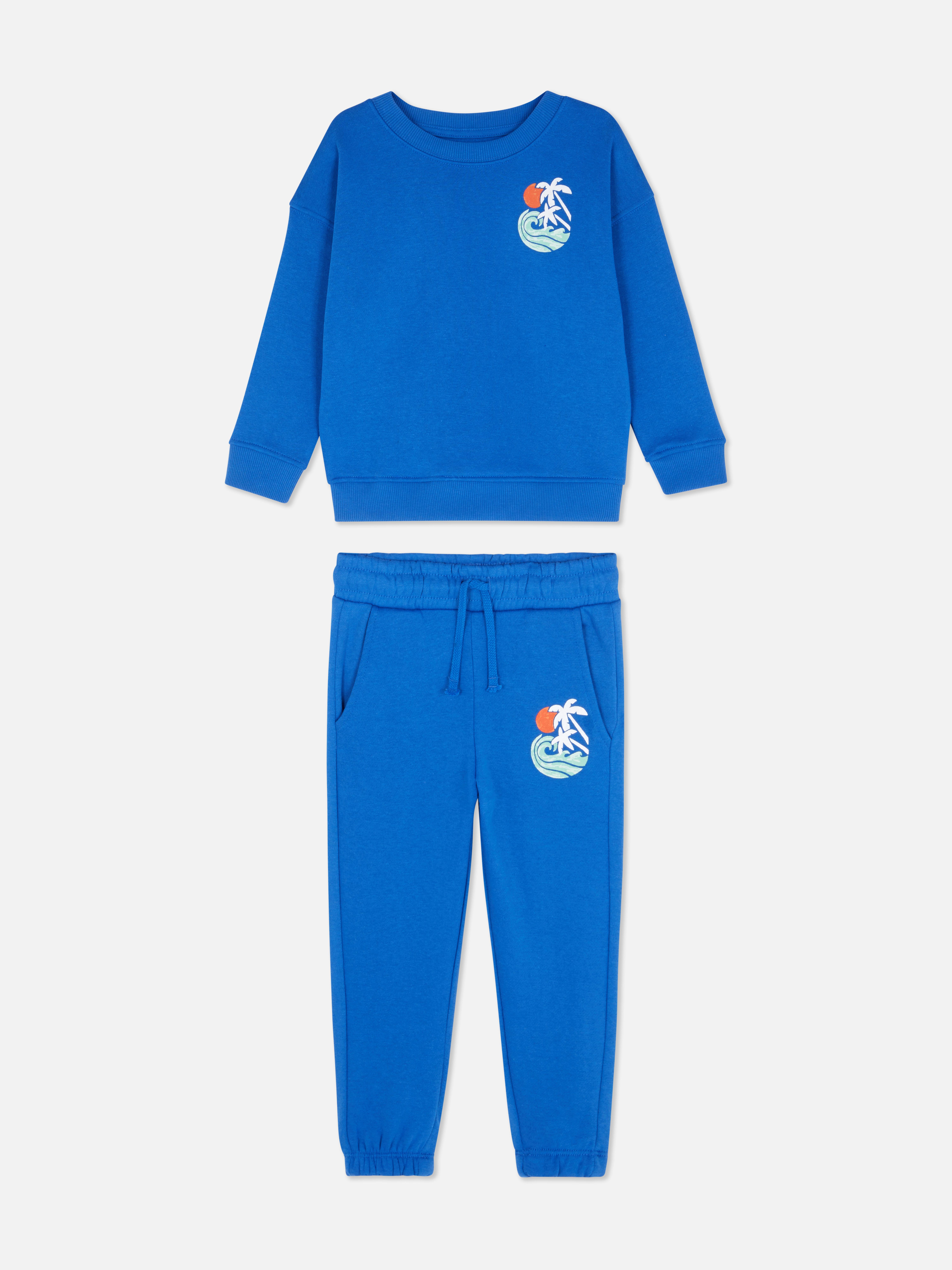 1,5–8 Jahre | T-Shirt mit Strandgrafik und Shorts im Set