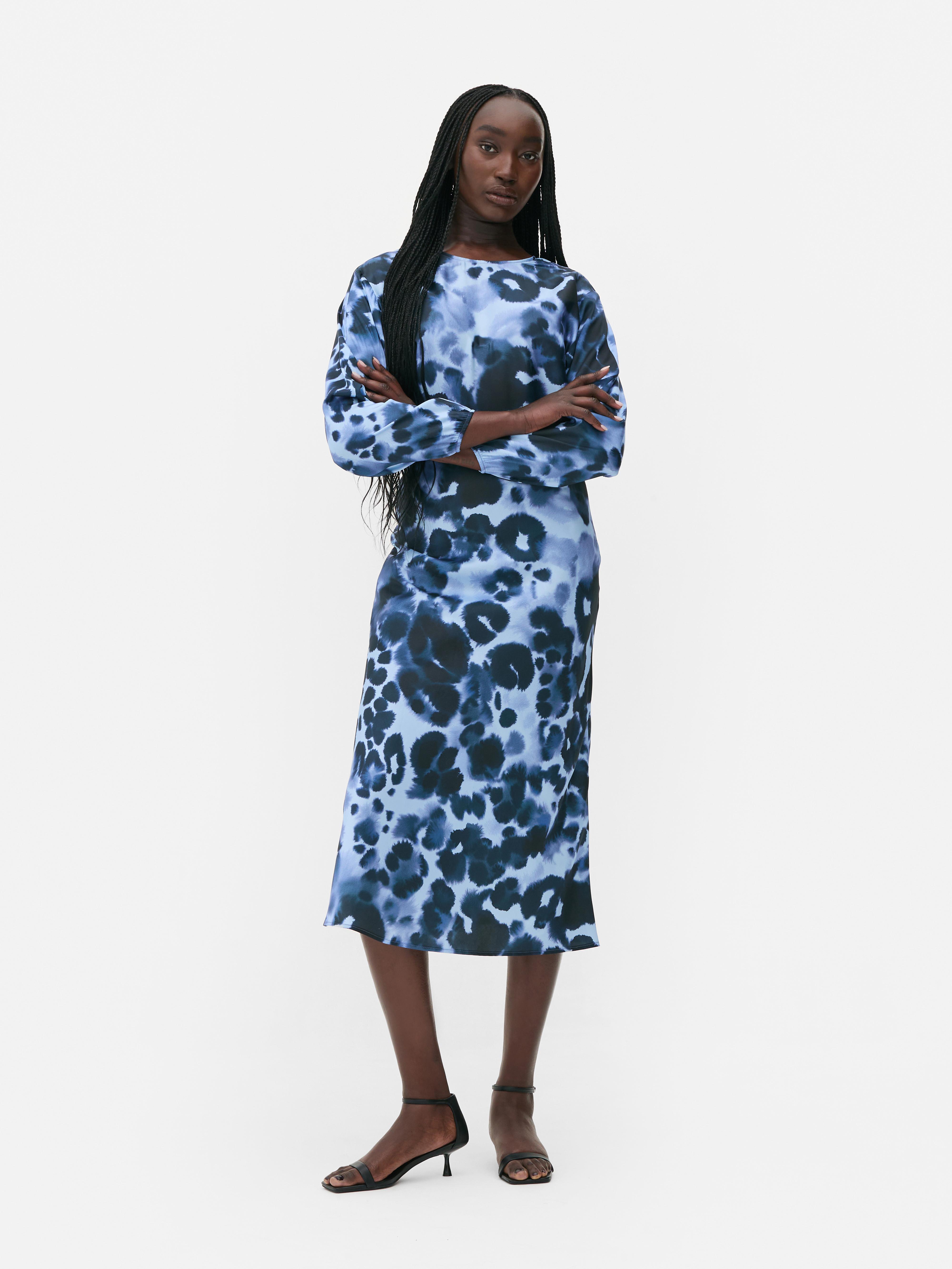 „The Edit“ Midikleid mit Print - Blau - Damen | Primark