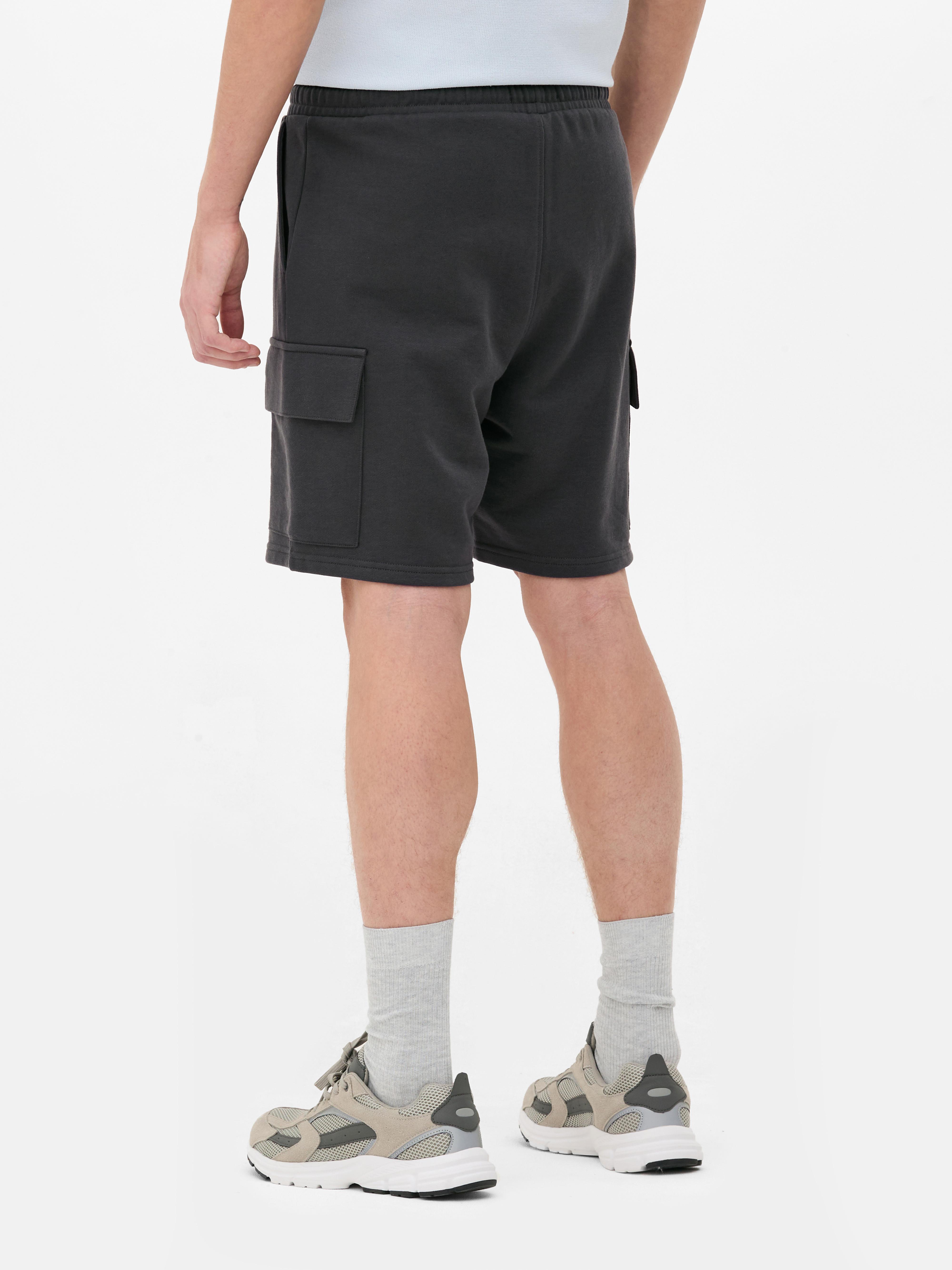 Short Cargo Homme Essentials - Taille Élastique - 100% Coton - Entrejambe 23cm - Polyvalent Week-end