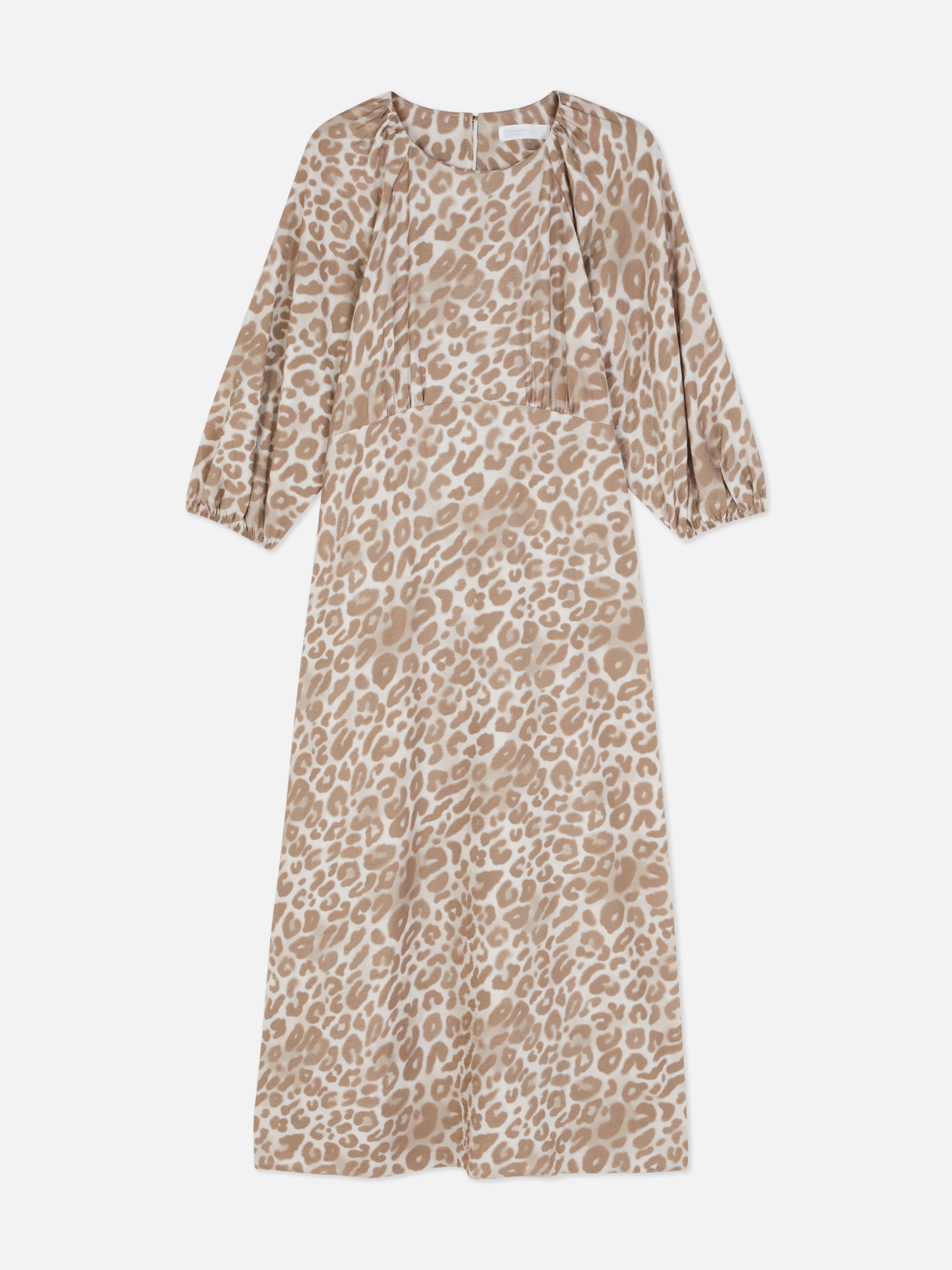 Patterned Midi Dress