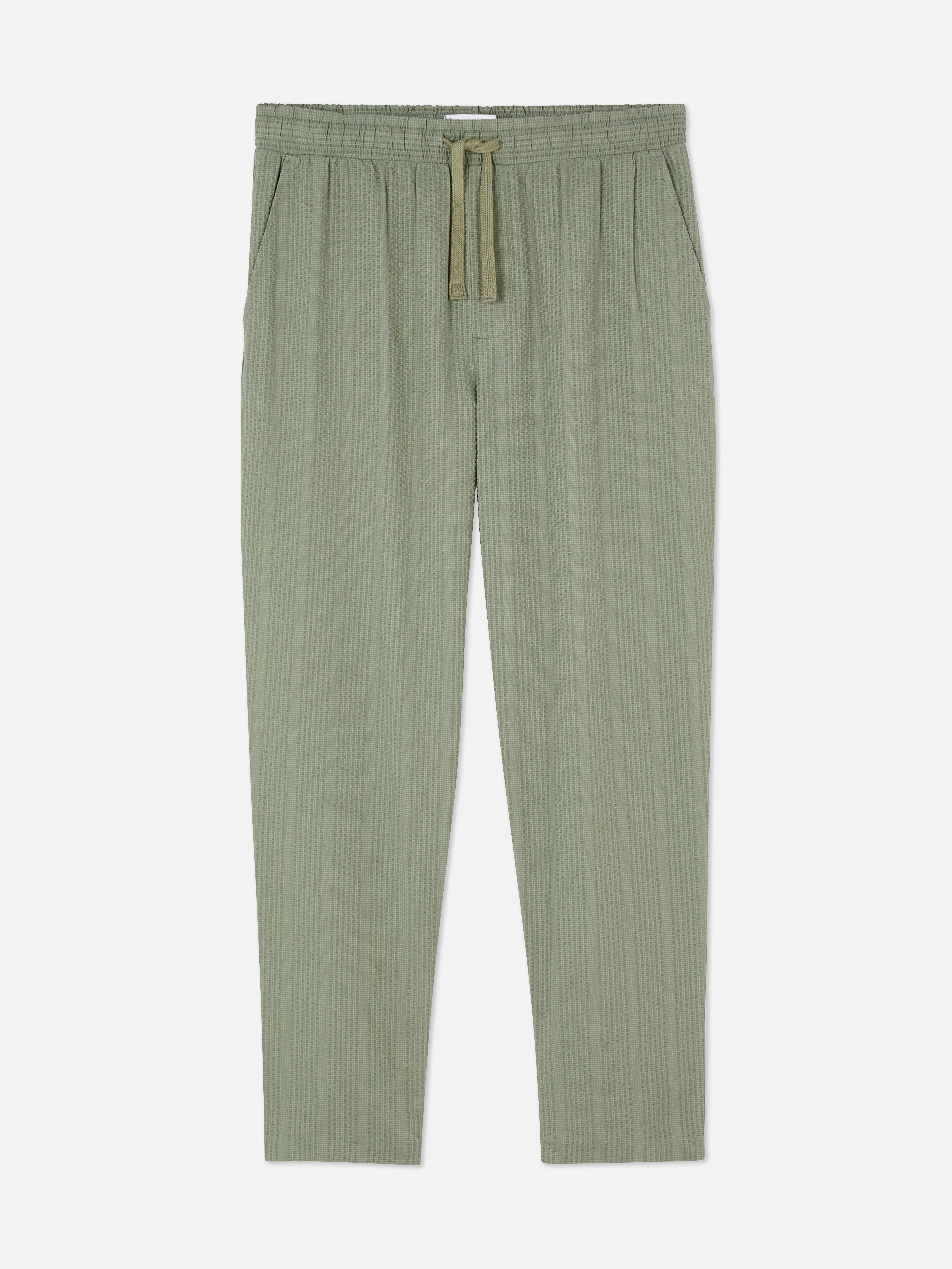 Seersucker Stripe Trousers