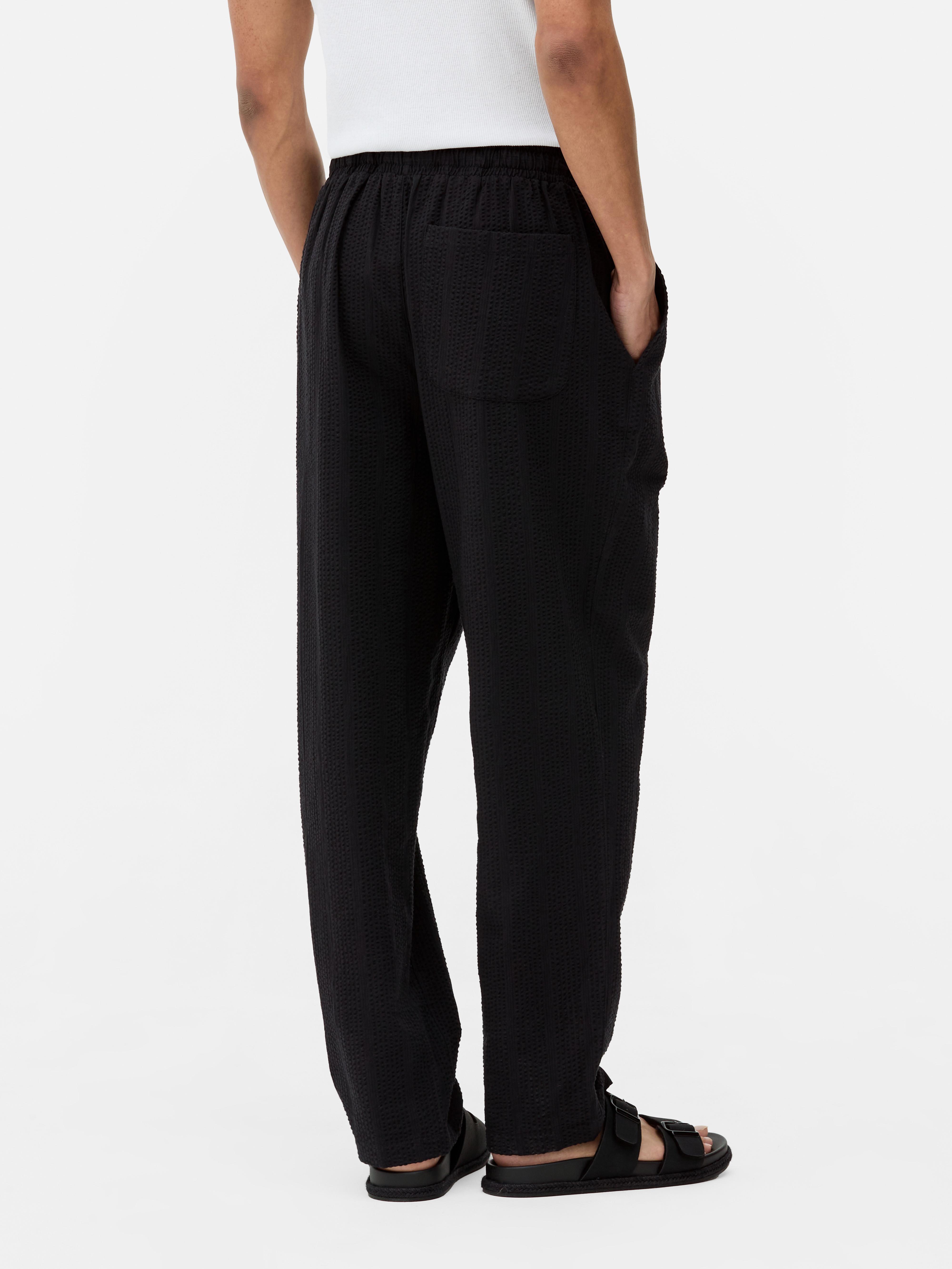 Seersucker Stripe Trousers