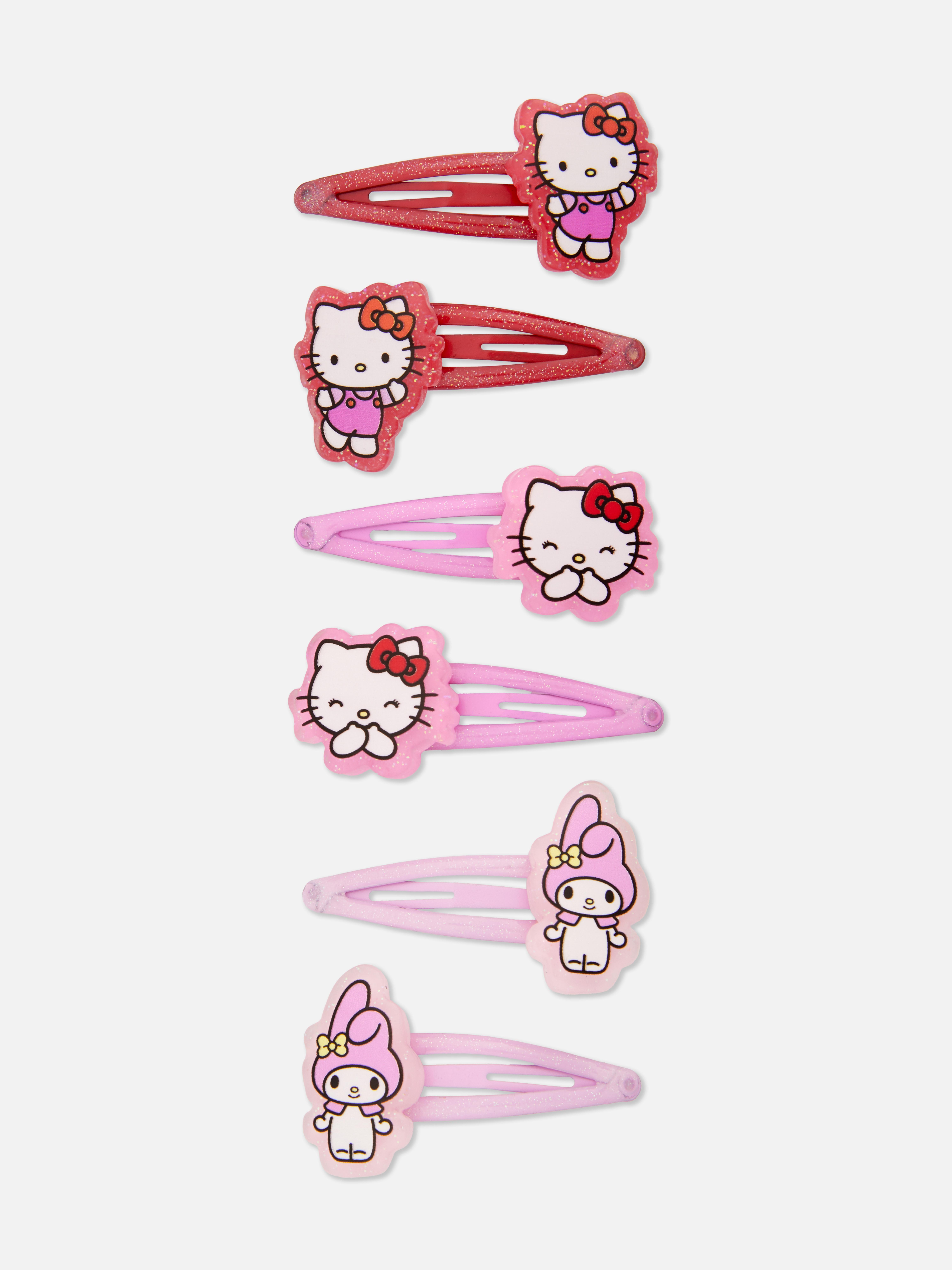 Haarspeldjes Hello Kitty and Friends, set van 6