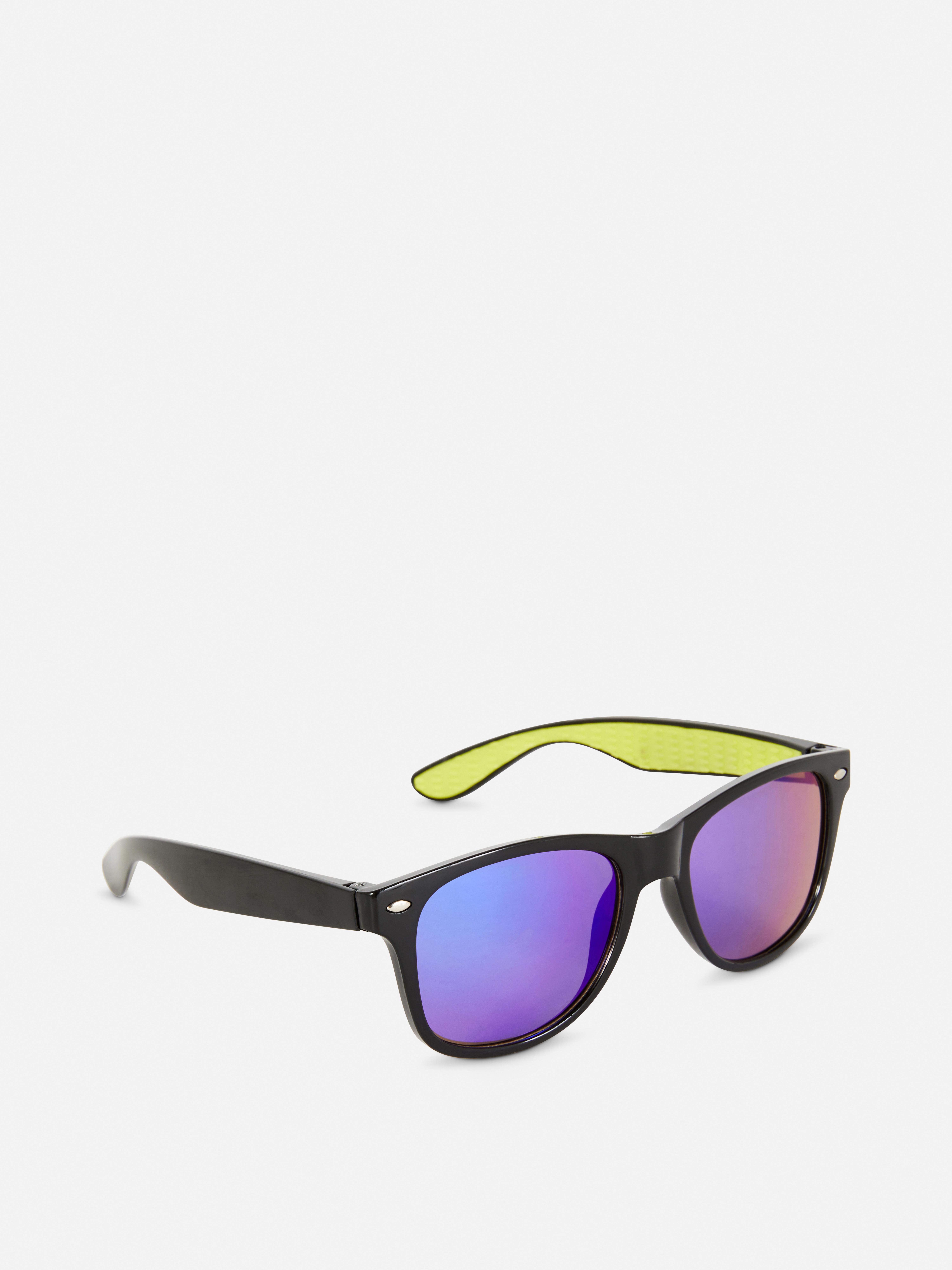 Square Framed Color Tinted Sunglasses