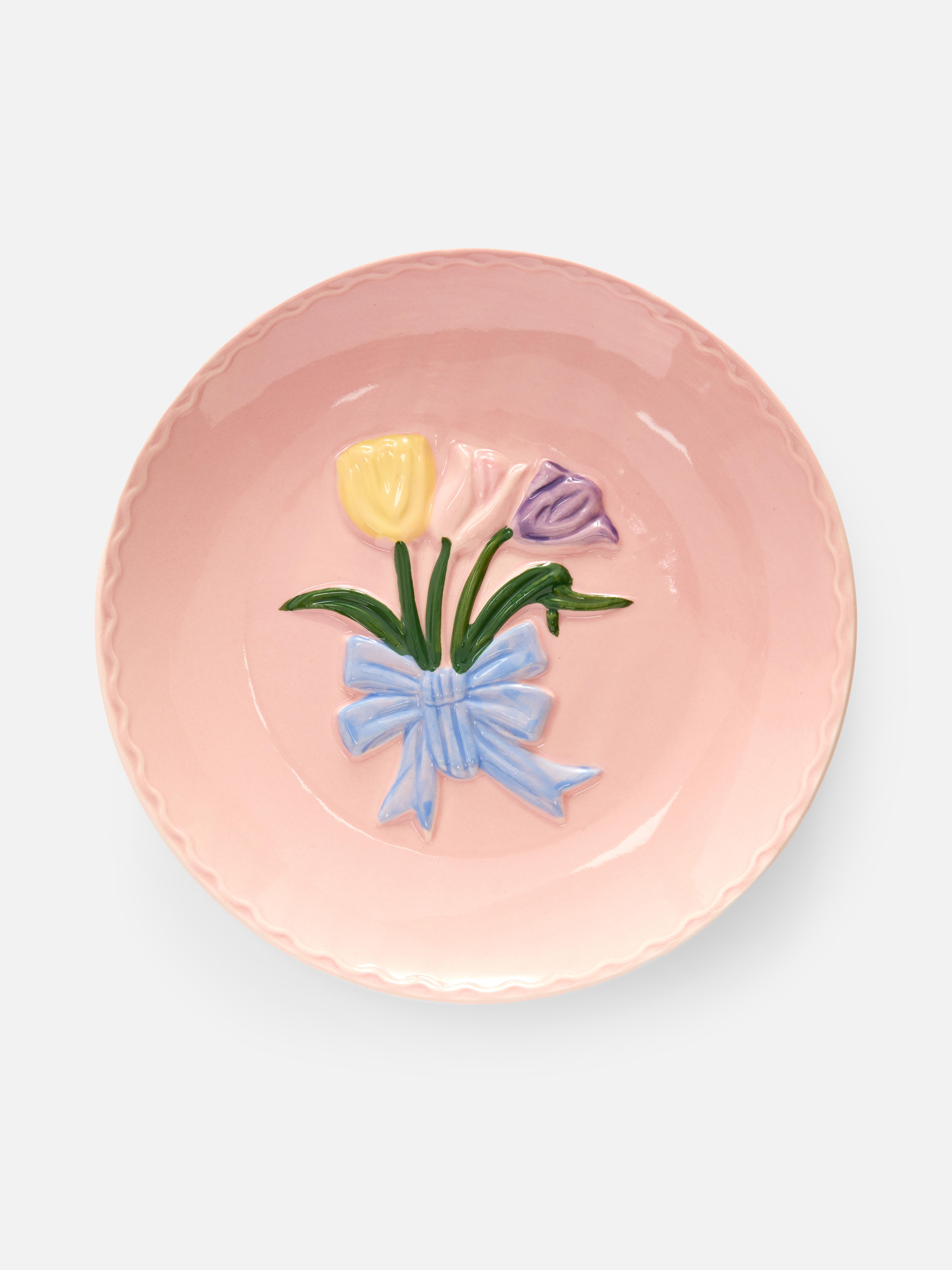 Tulip Embossed Plate