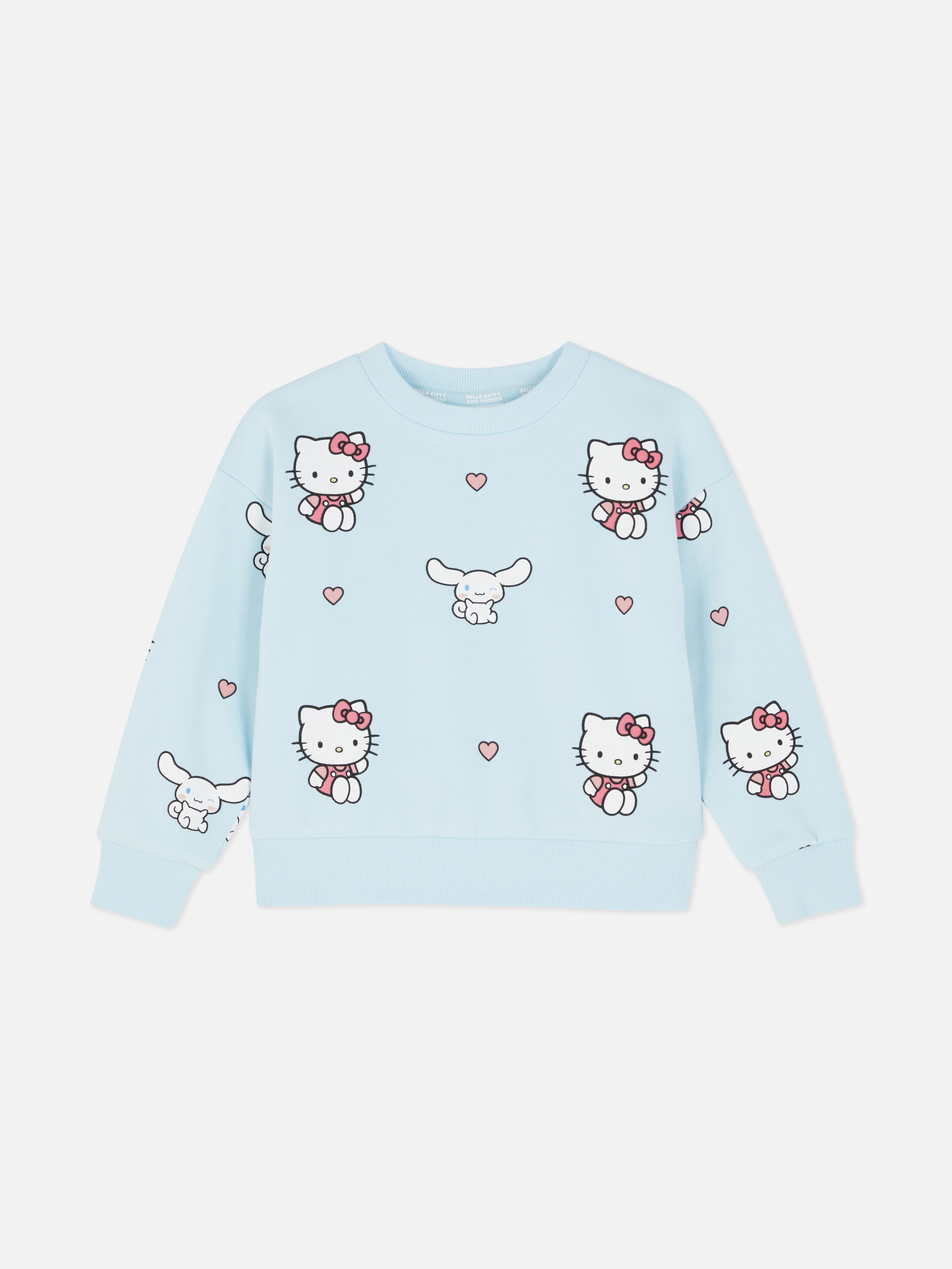 Felpa con grafica Hello Kitty and Friends