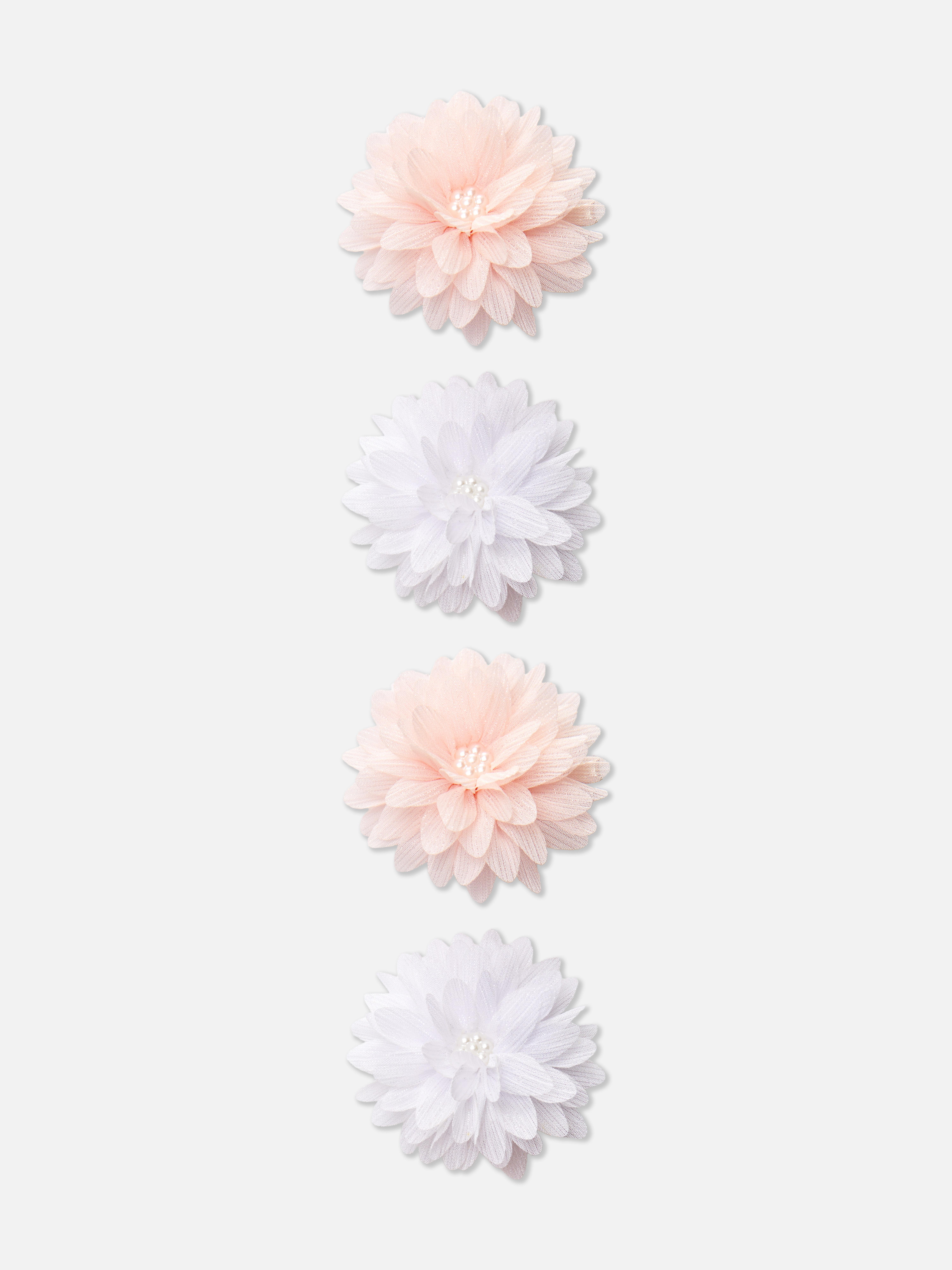 4 fermacapelli floreali