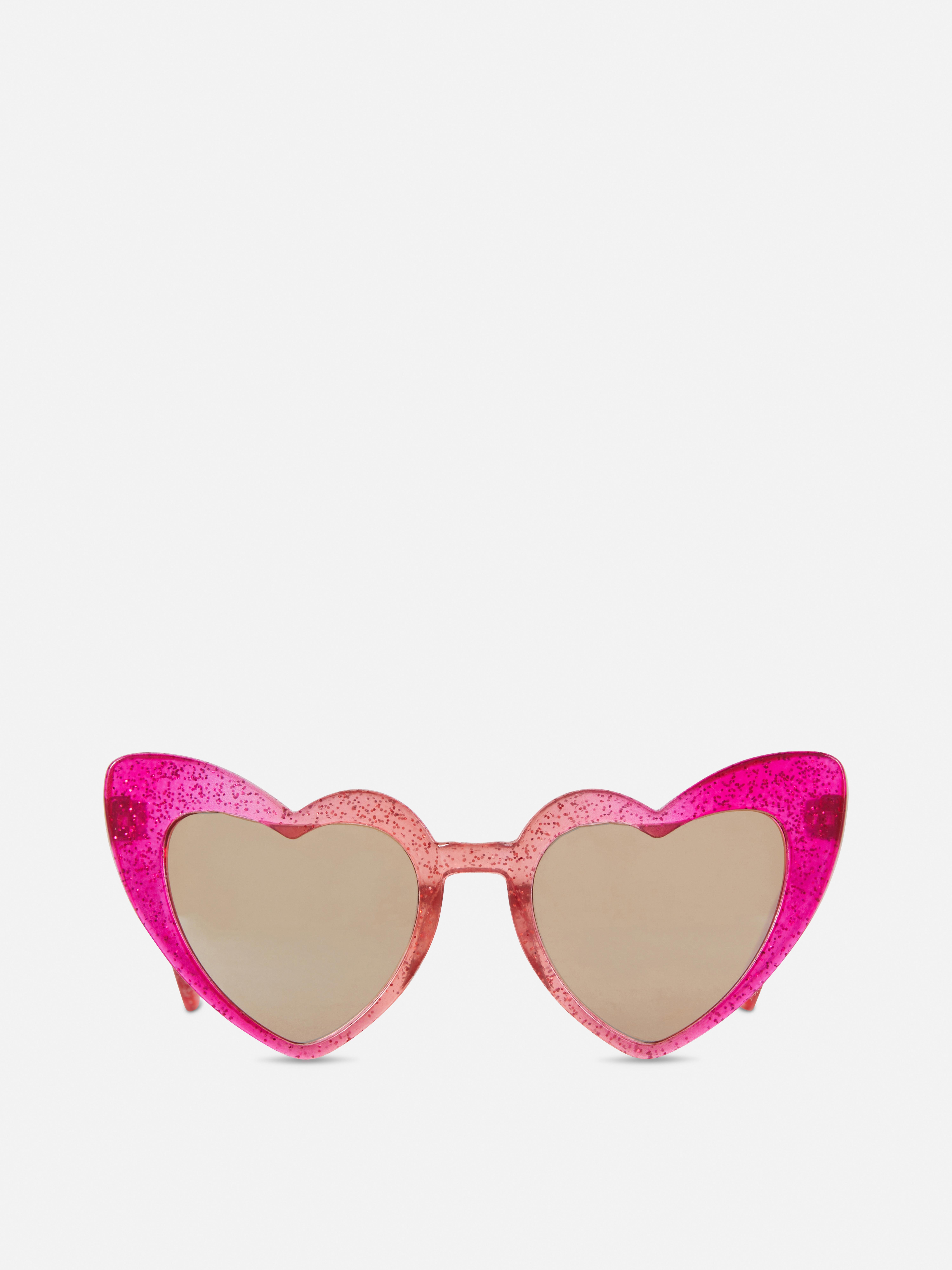 Glitter Heart Frame Sunglasses