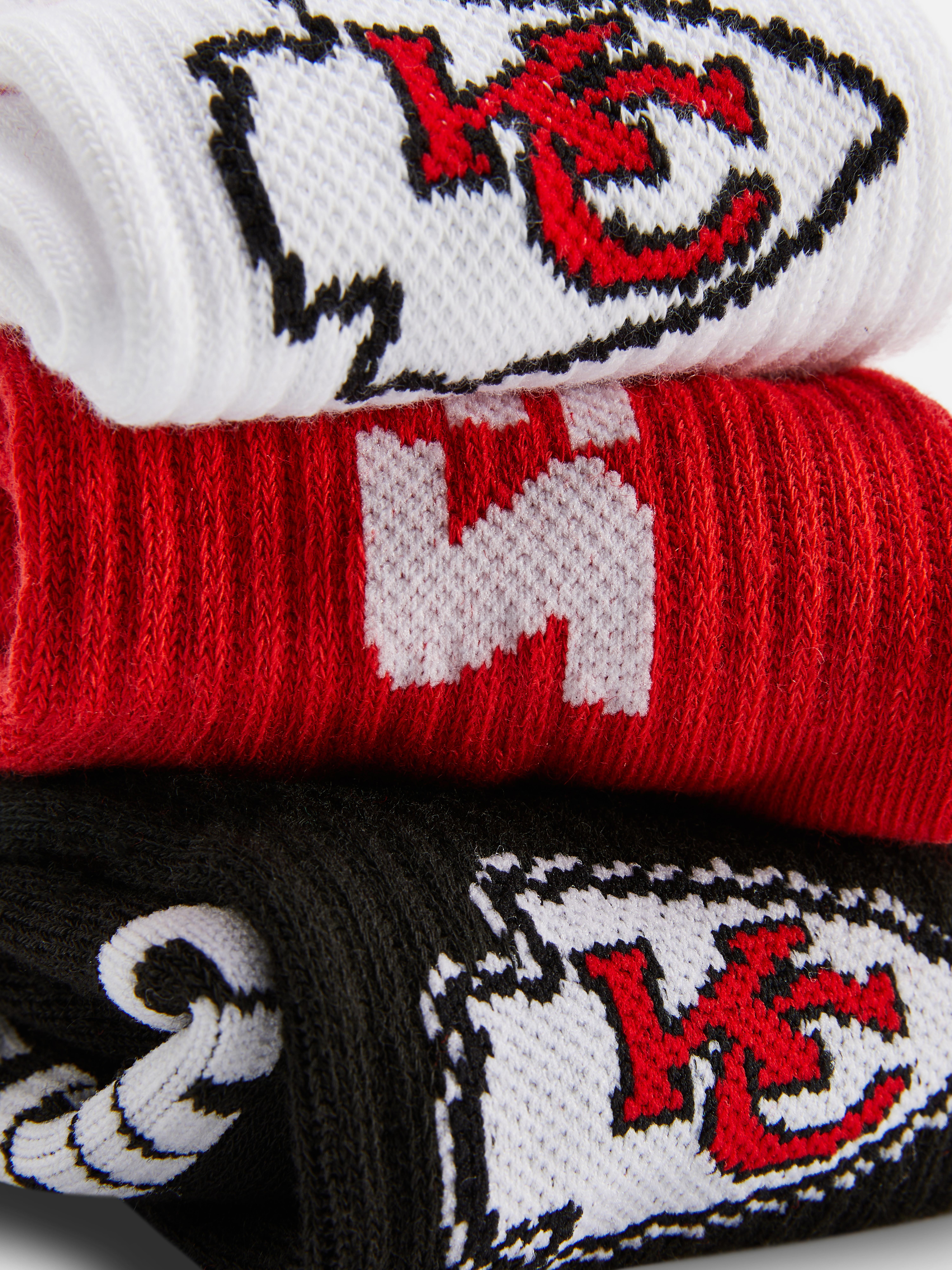 3-Pack Kansas City Chiefs Socks