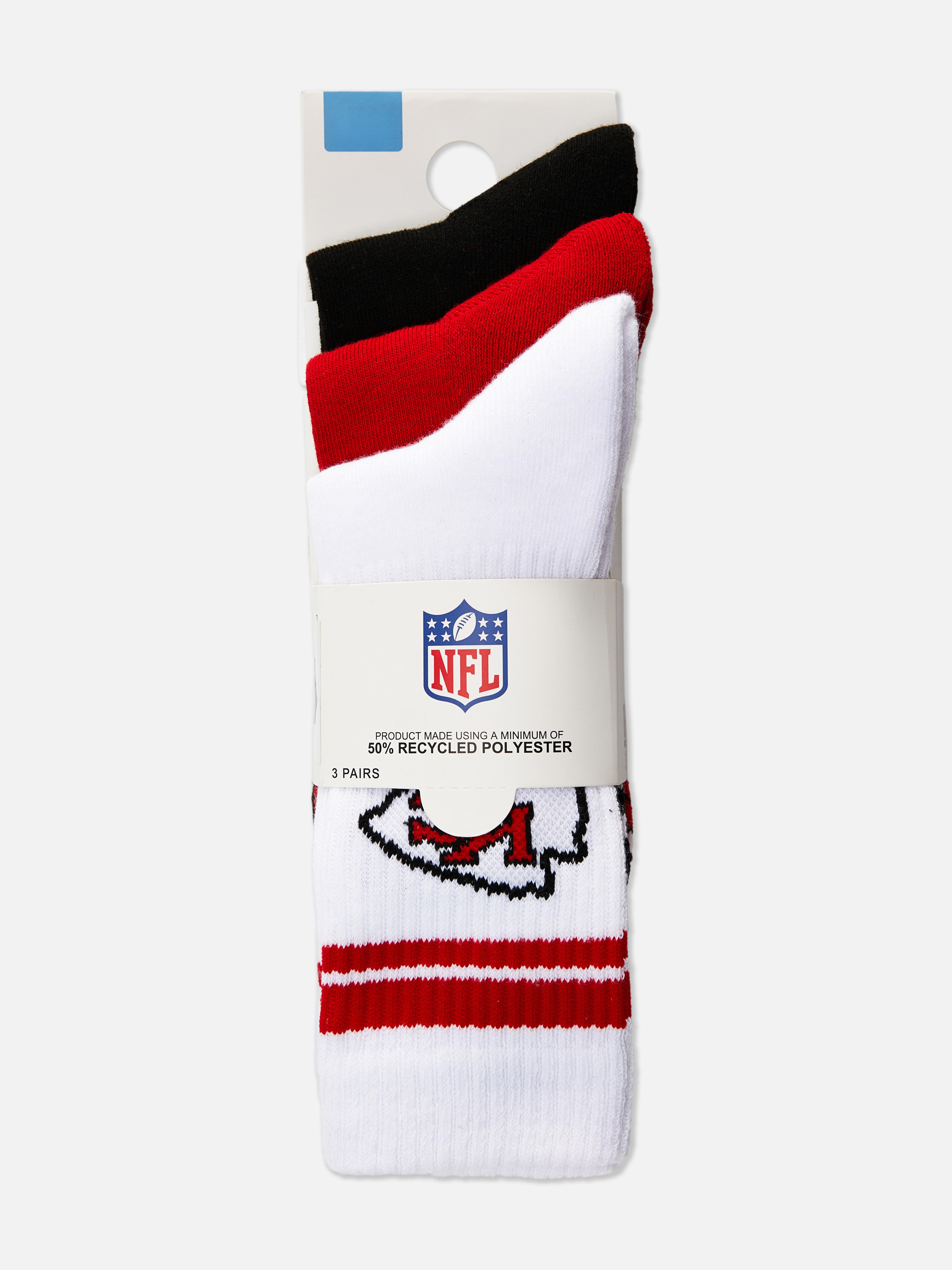 3-Pack Kansas City Chiefs Socks