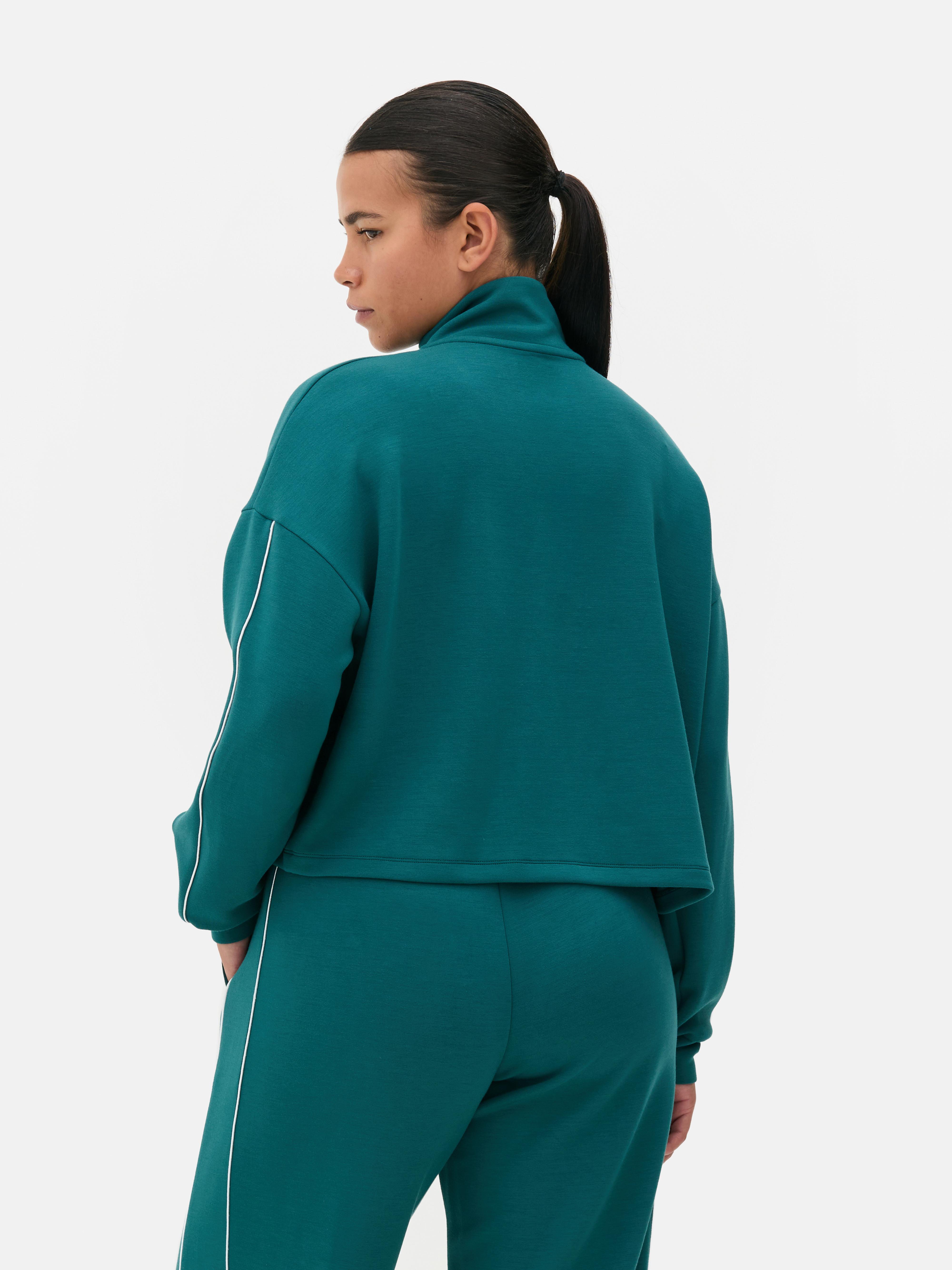 Sweatshirt mit Trichterkragen