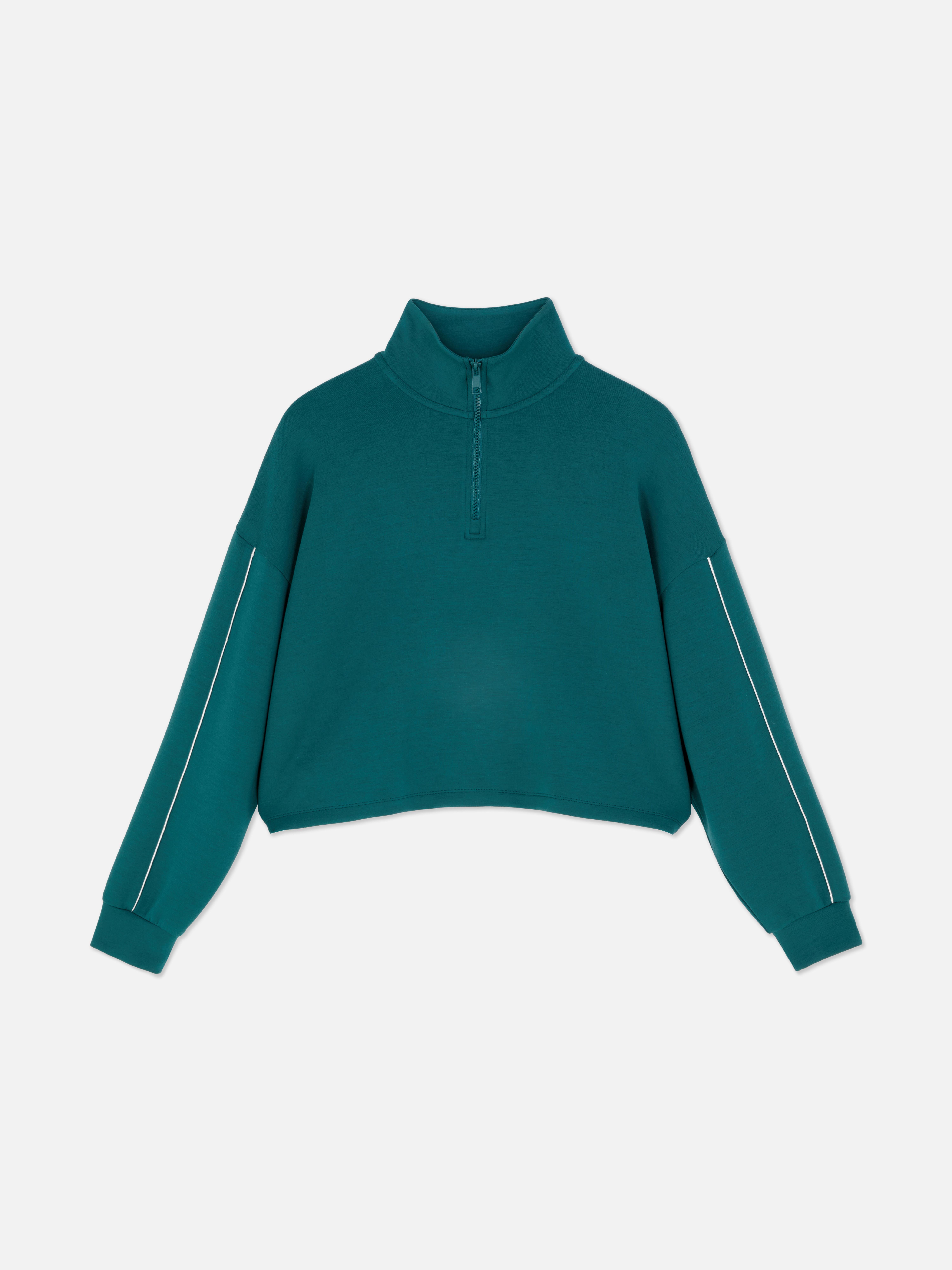 Sweatshirt mit Trichterkragen