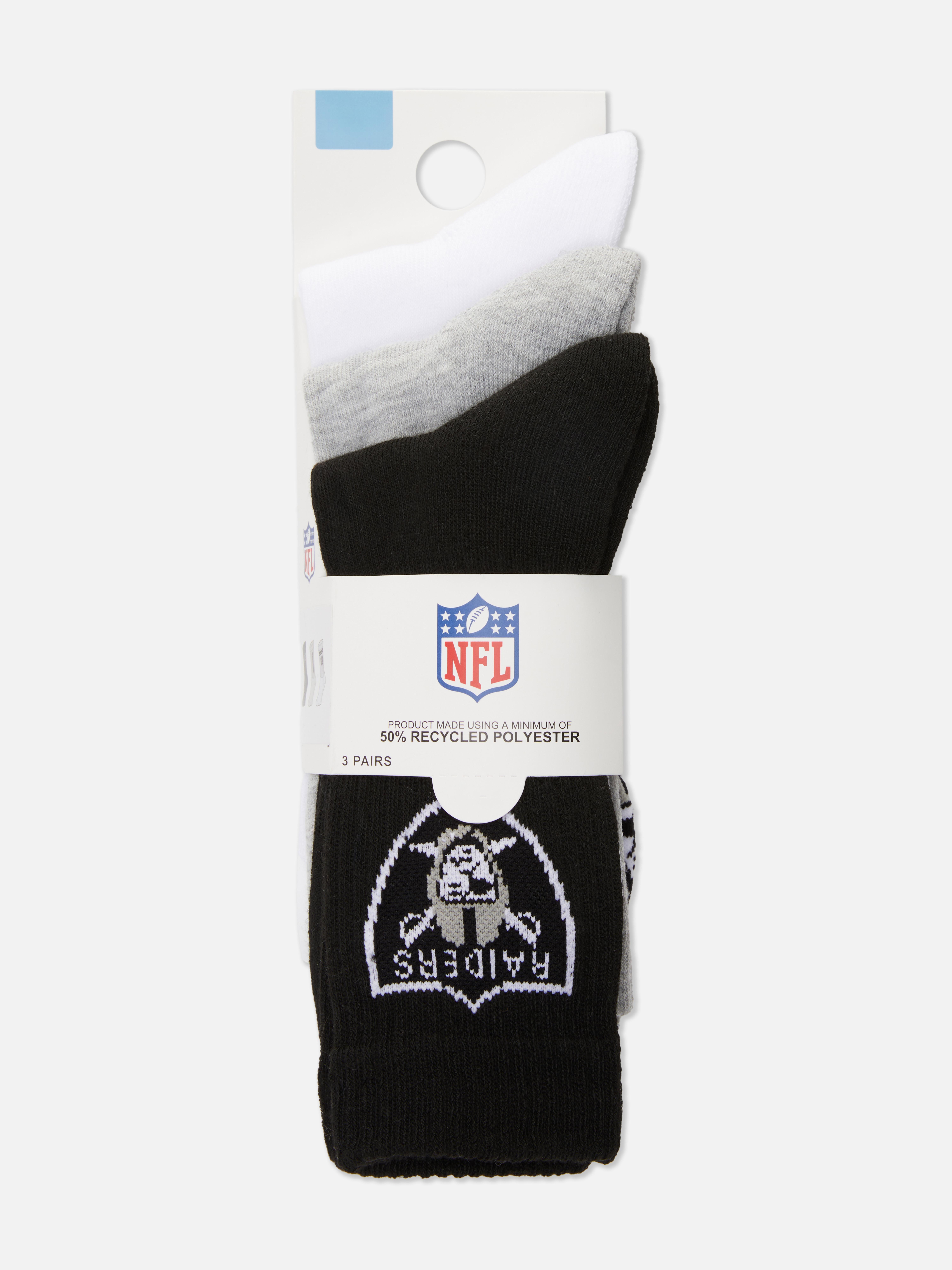 Pack de 3 pares de calcetines de la NFL