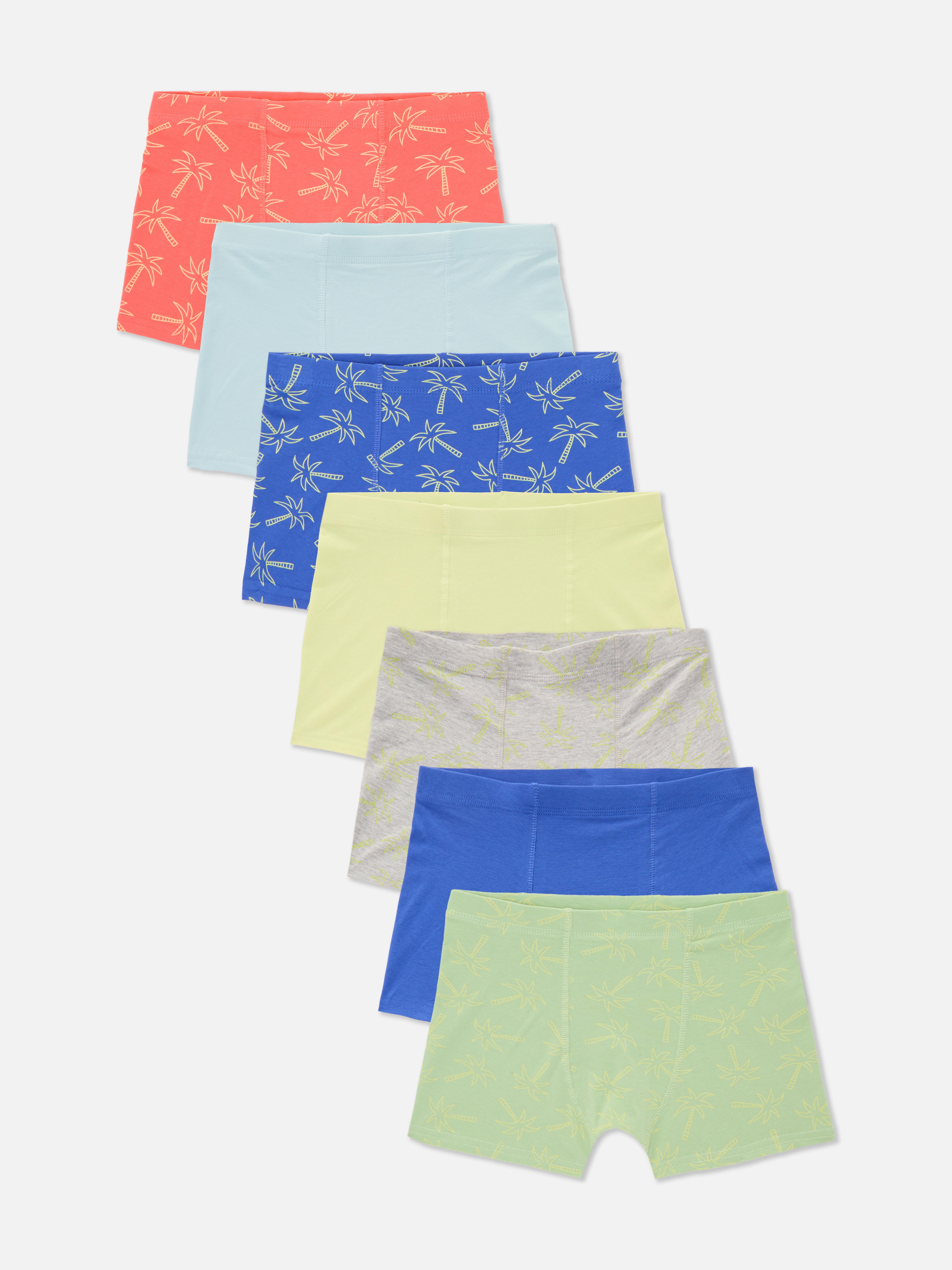 Pack 7 boxers elásticos mistos