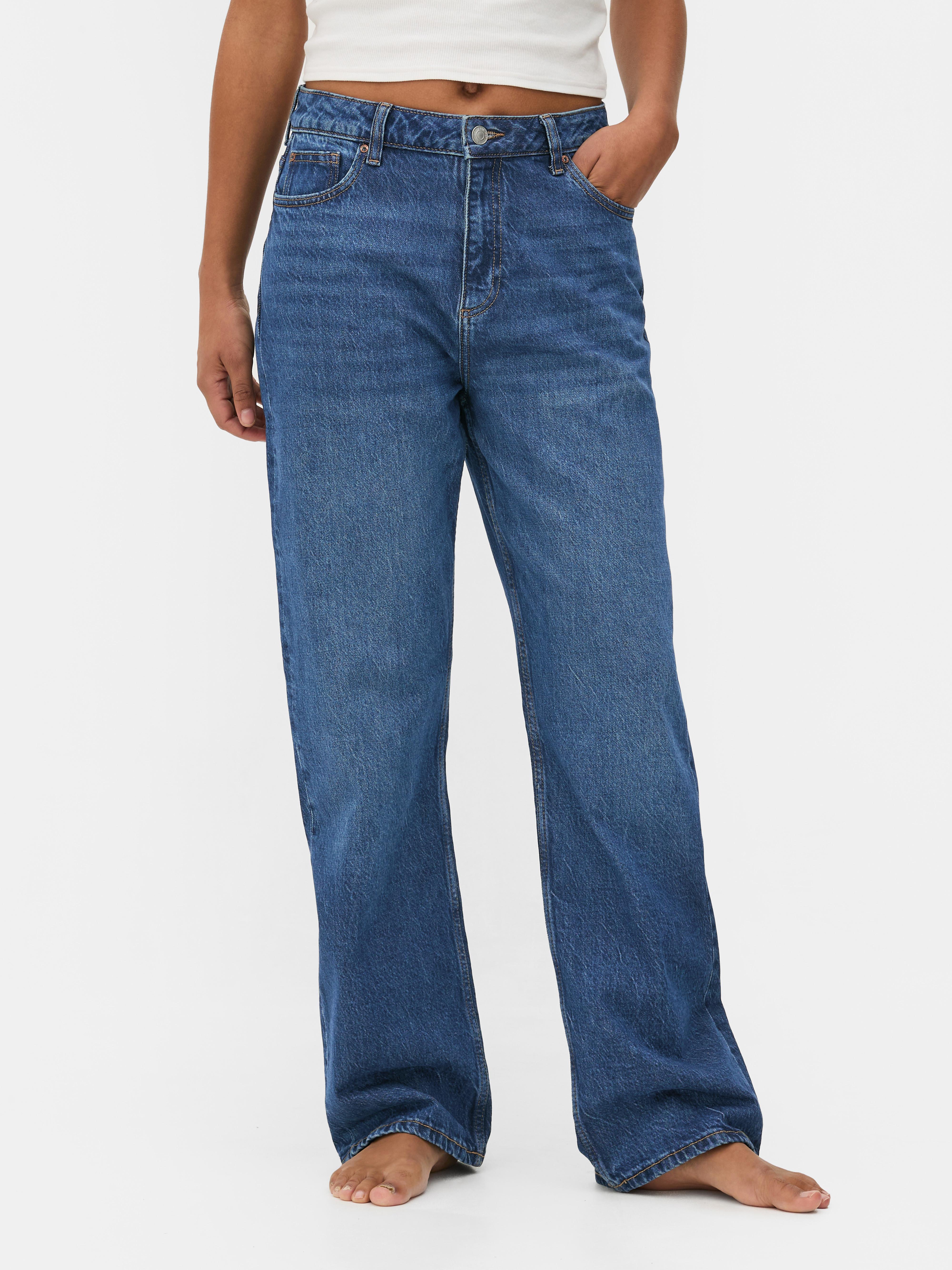 Jeans mit geradem Bein | Normale Passform Indigoblau