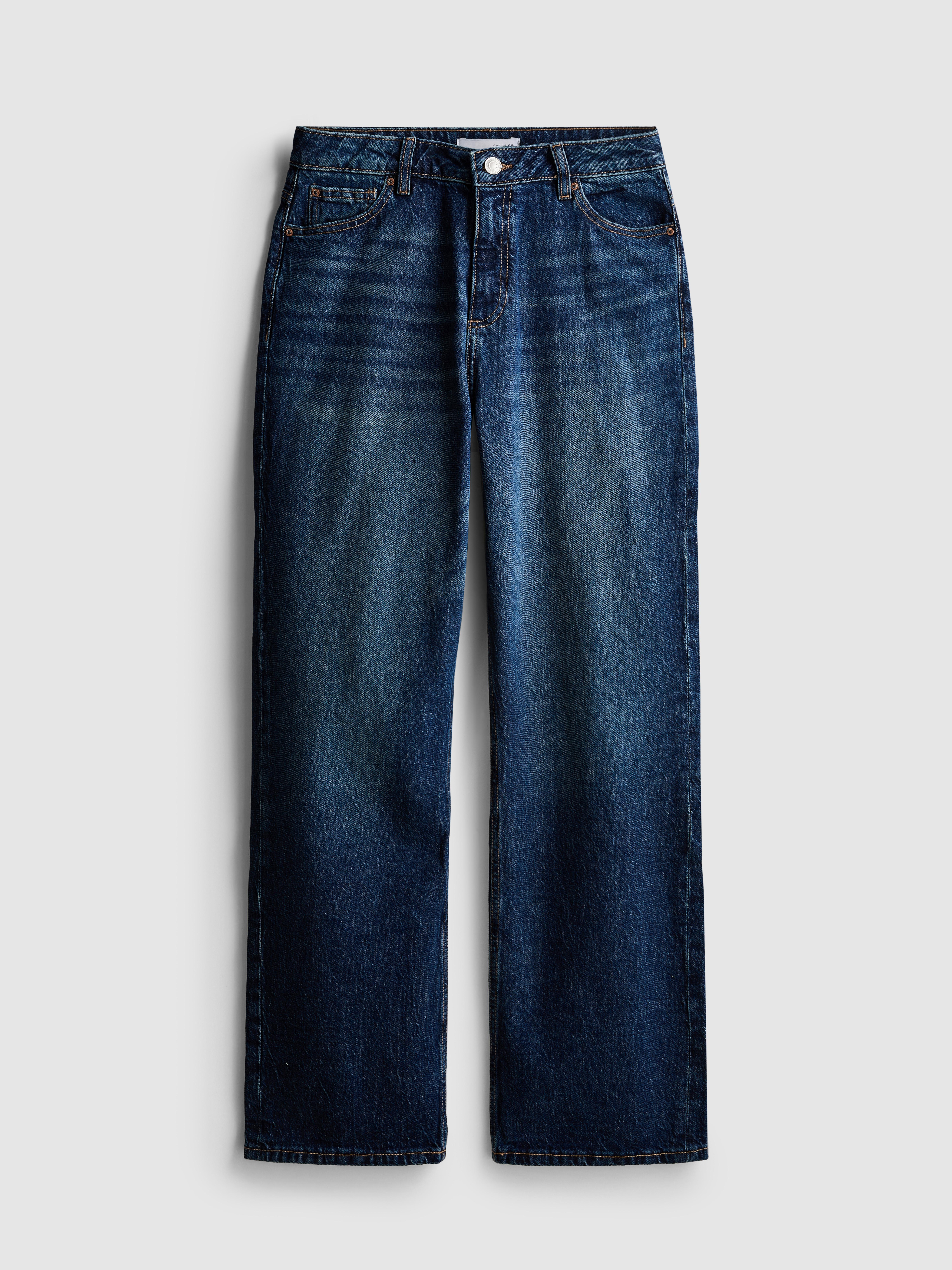 Women's Per Una Roma High Waisted Straight Stretch Jeans - Size 14, New Without Tags