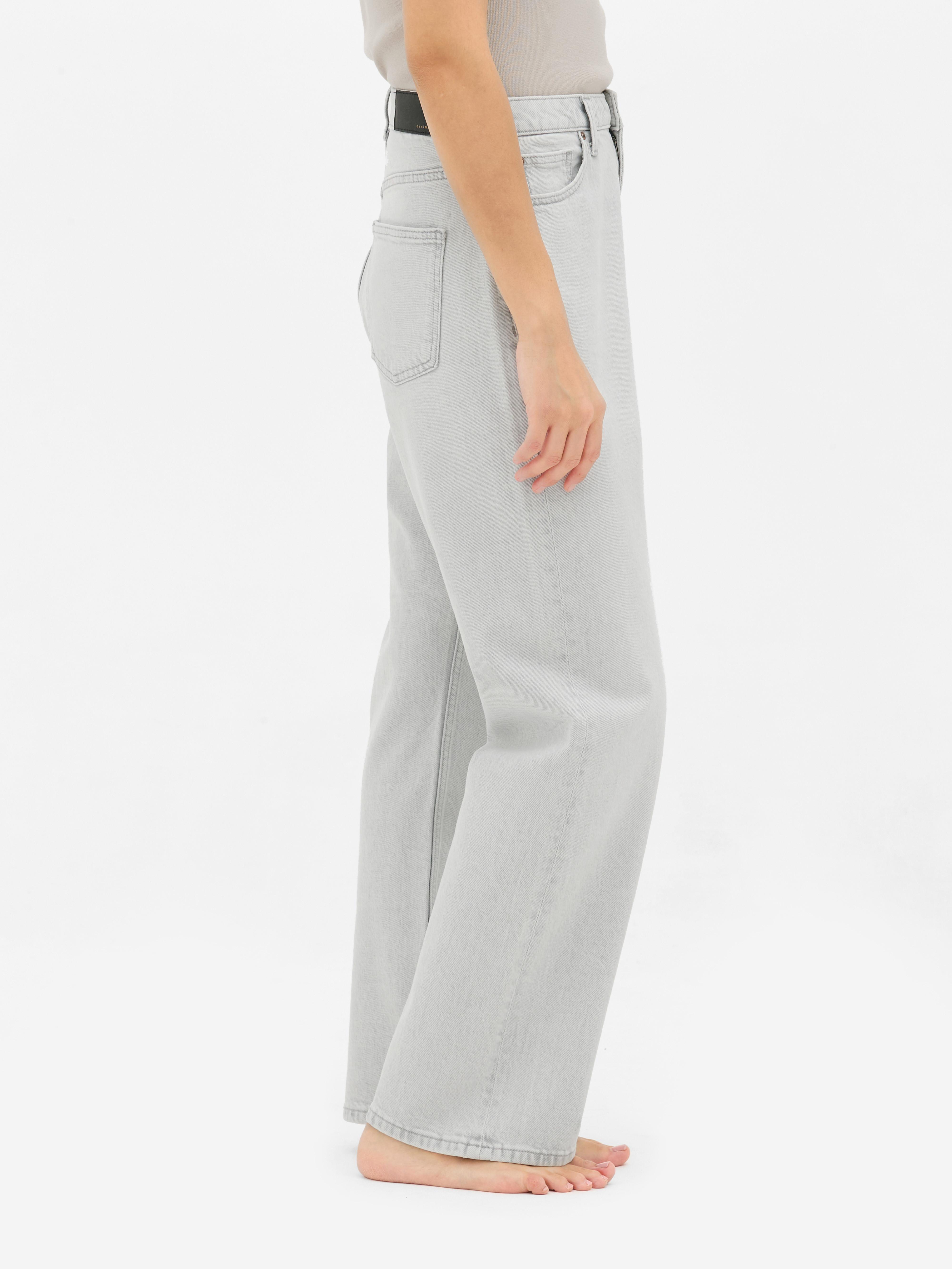 Straight Leg Denim Jeans