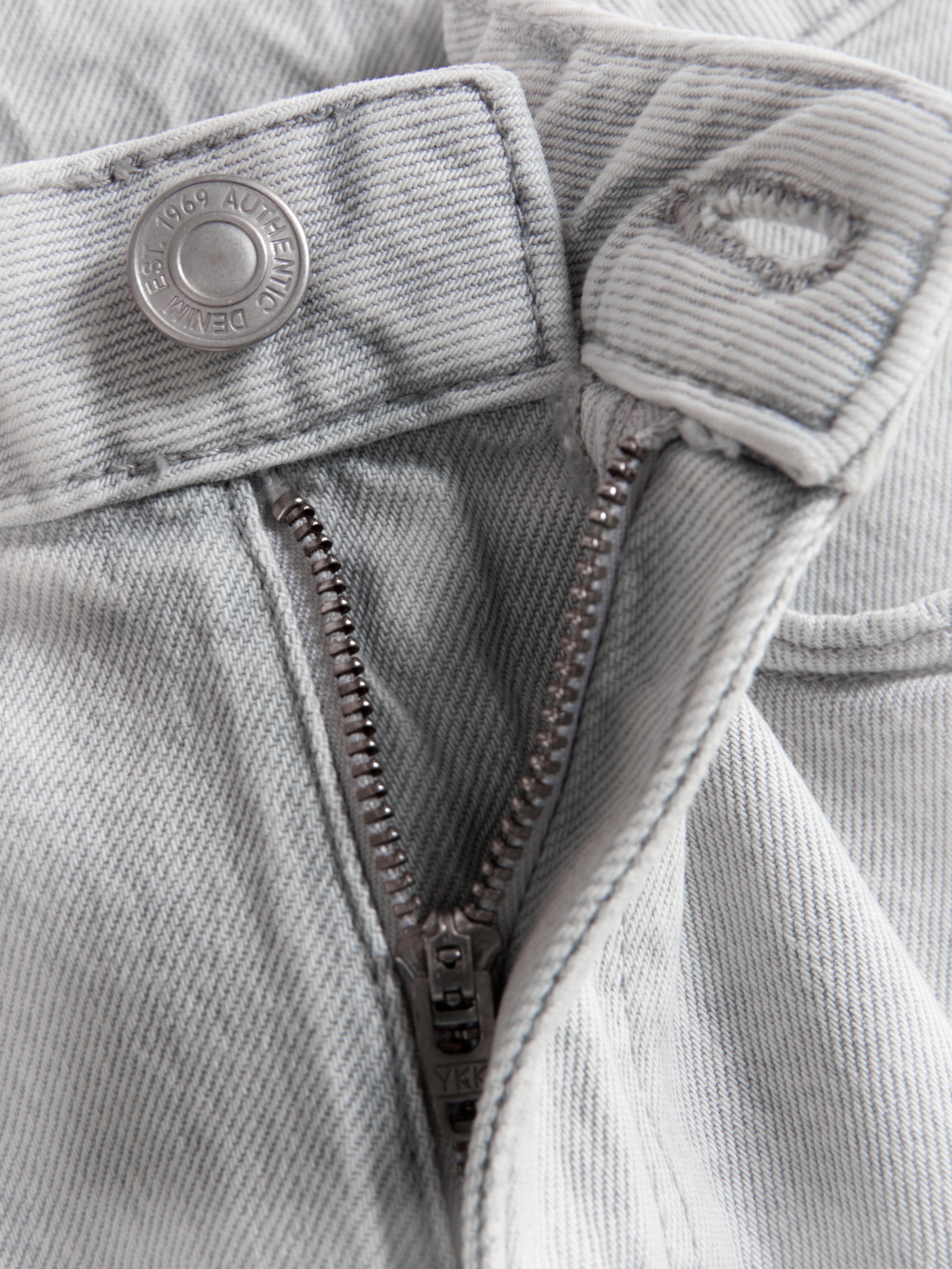 Straight Leg Denim Jeans