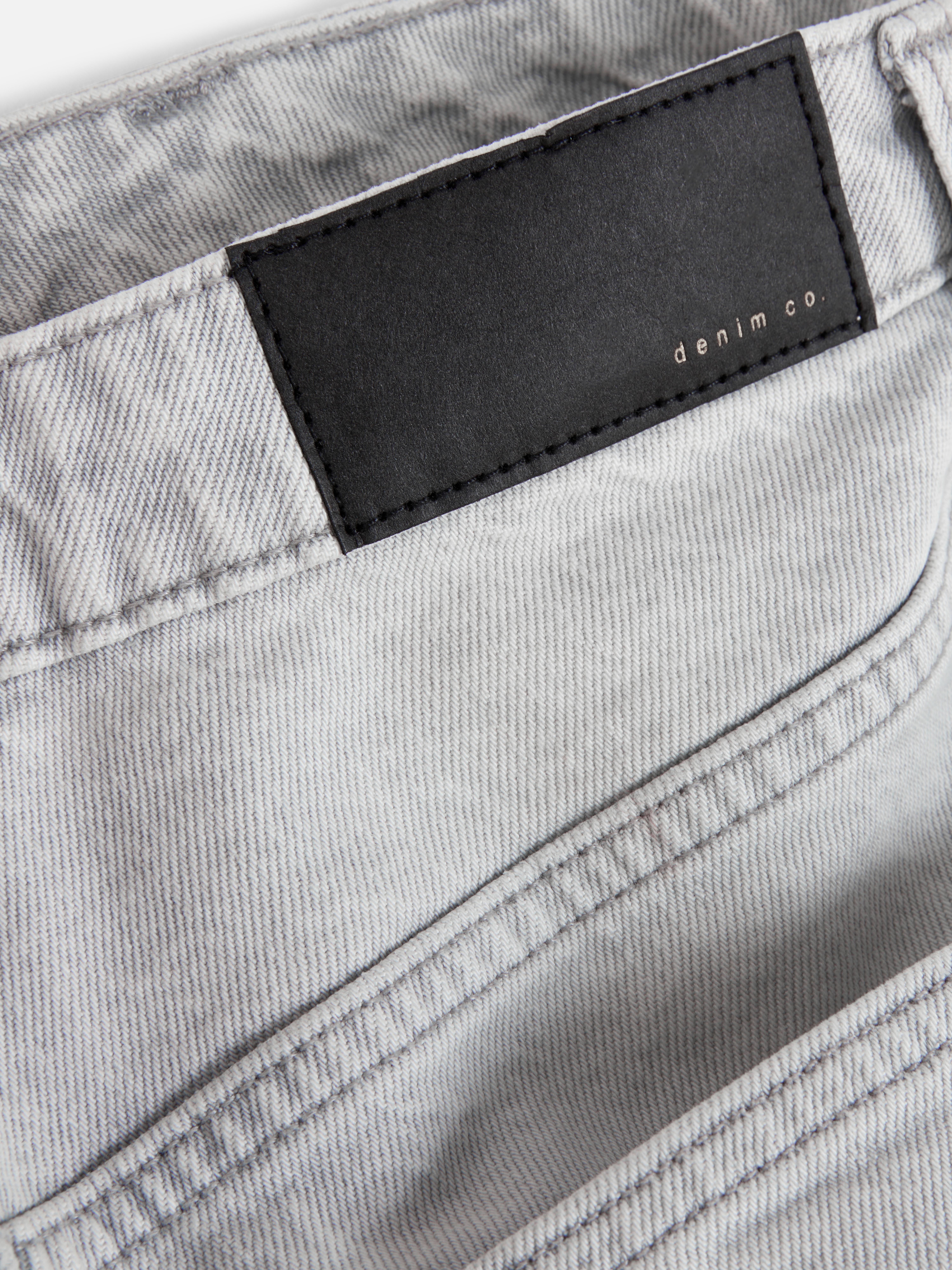 Straight Leg Denim Jeans