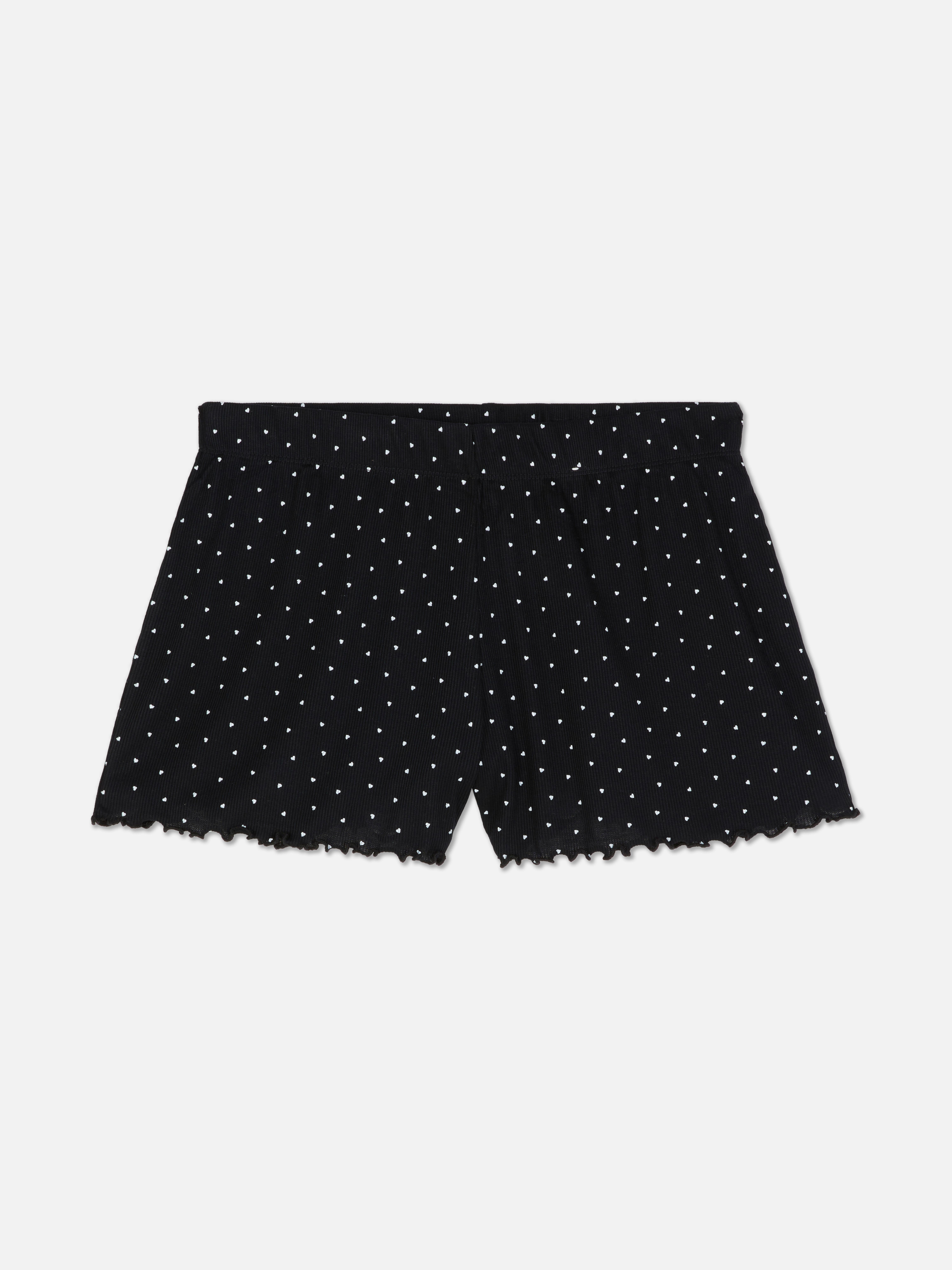 Calções malha estampado total