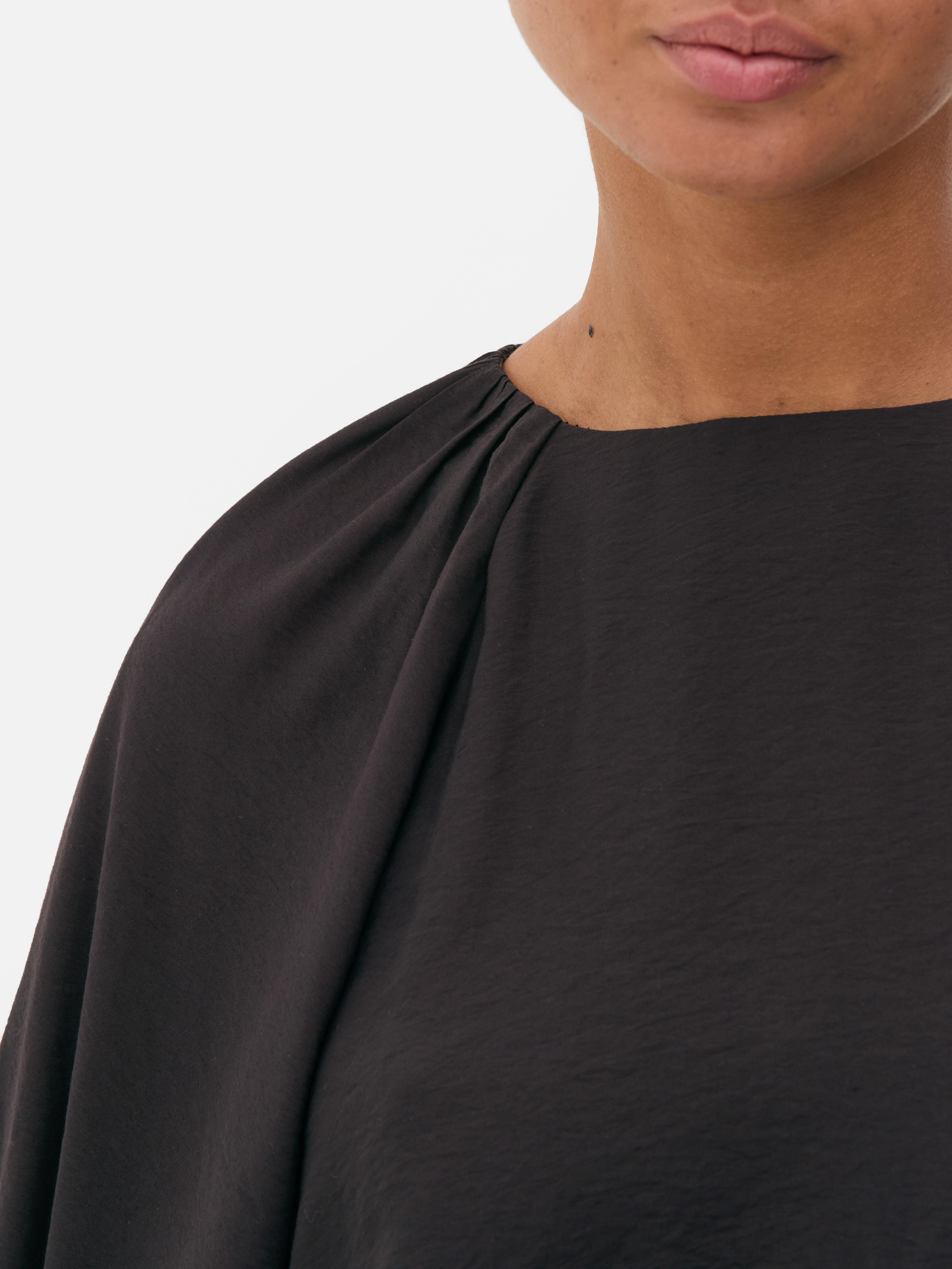 Long Sleeve Elasticated Top