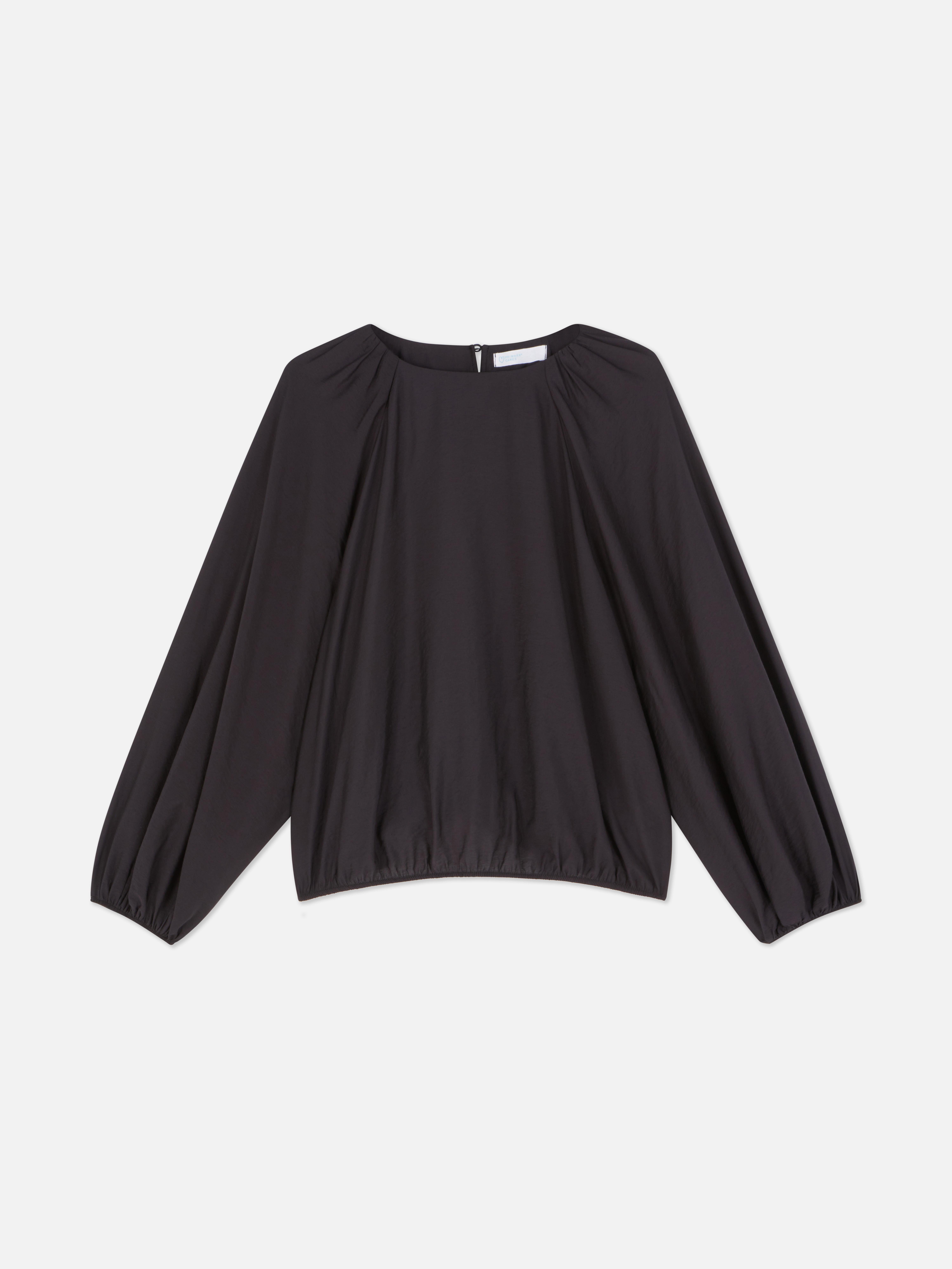 Long Sleeve Elasticated Top
