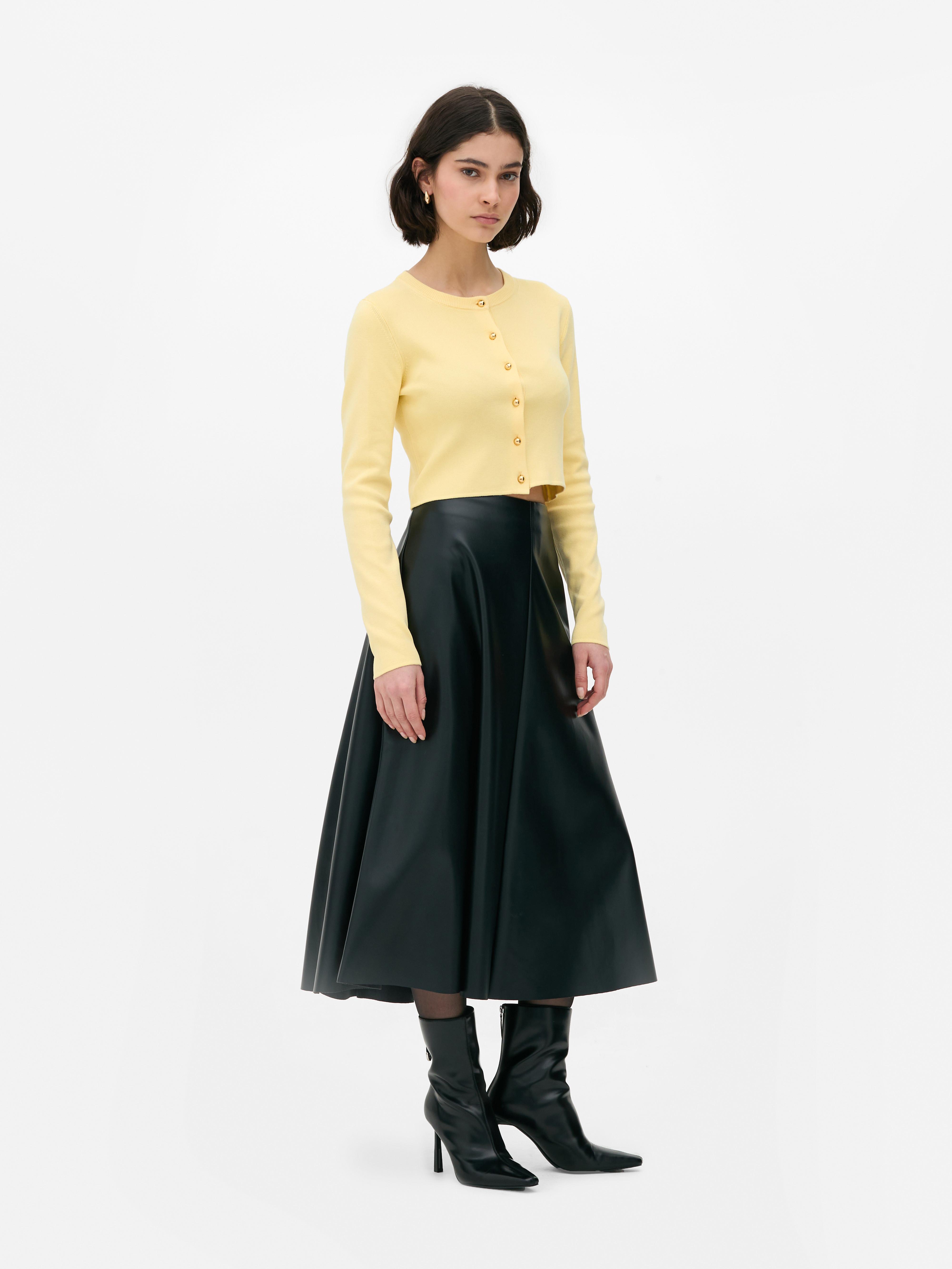 Cardigan girocollo