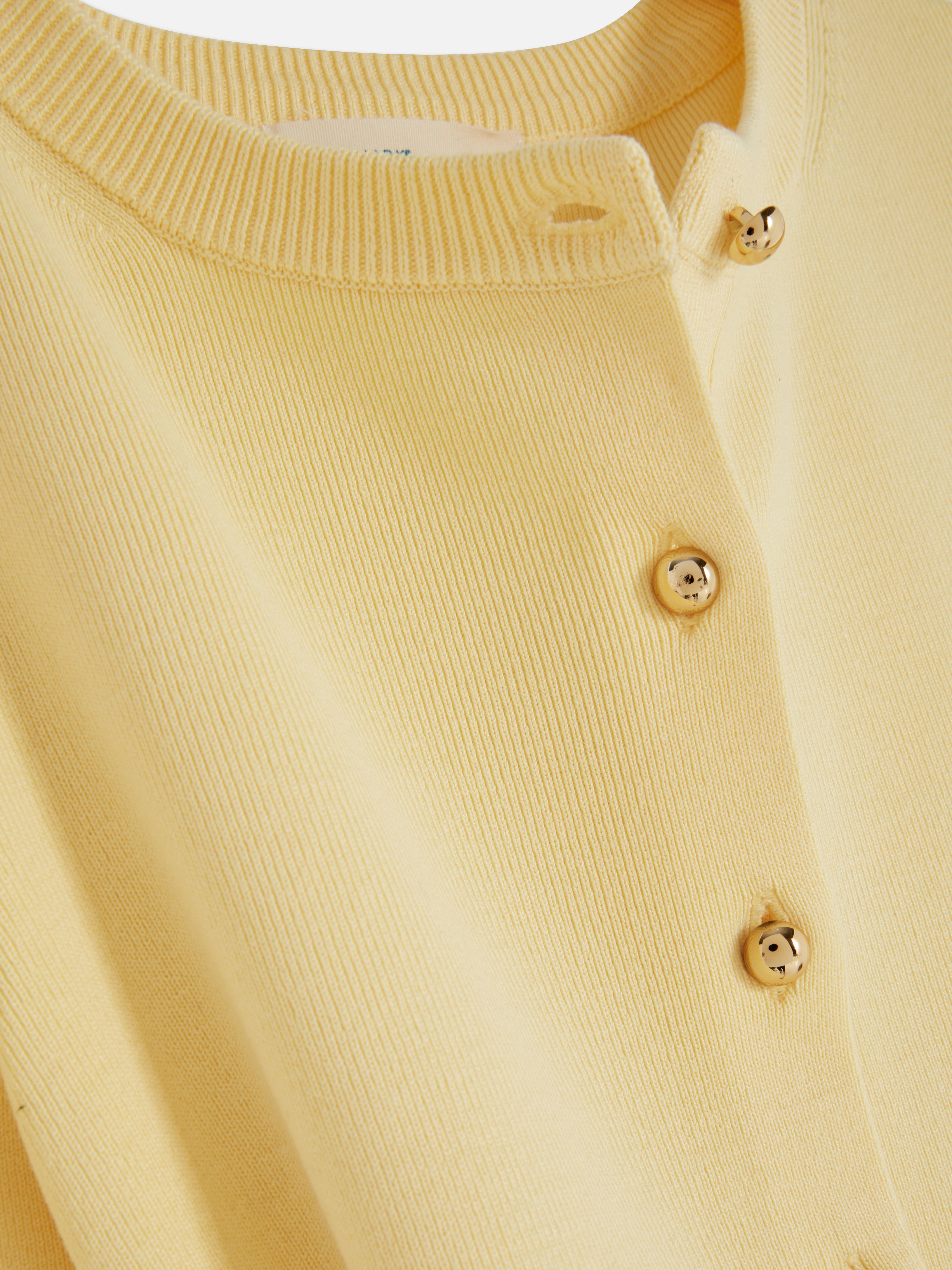 Cardigan girocollo