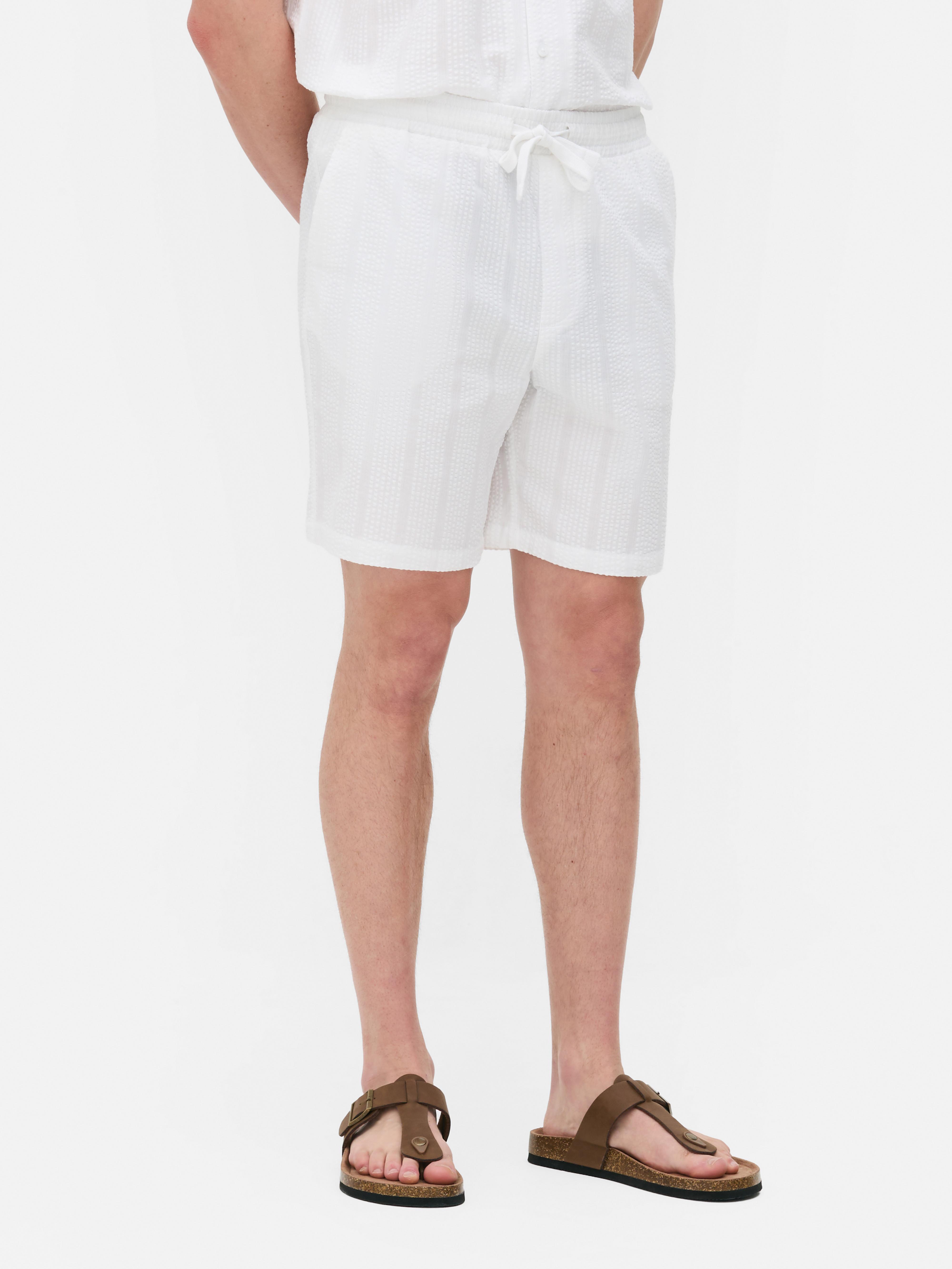 Co-ord Textured Seersucker Shorts